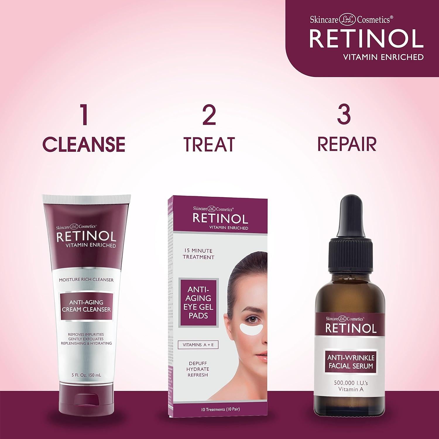 Limpiador Facial Anti-Envejecimiento Skincare LdeL 283g Retinol
