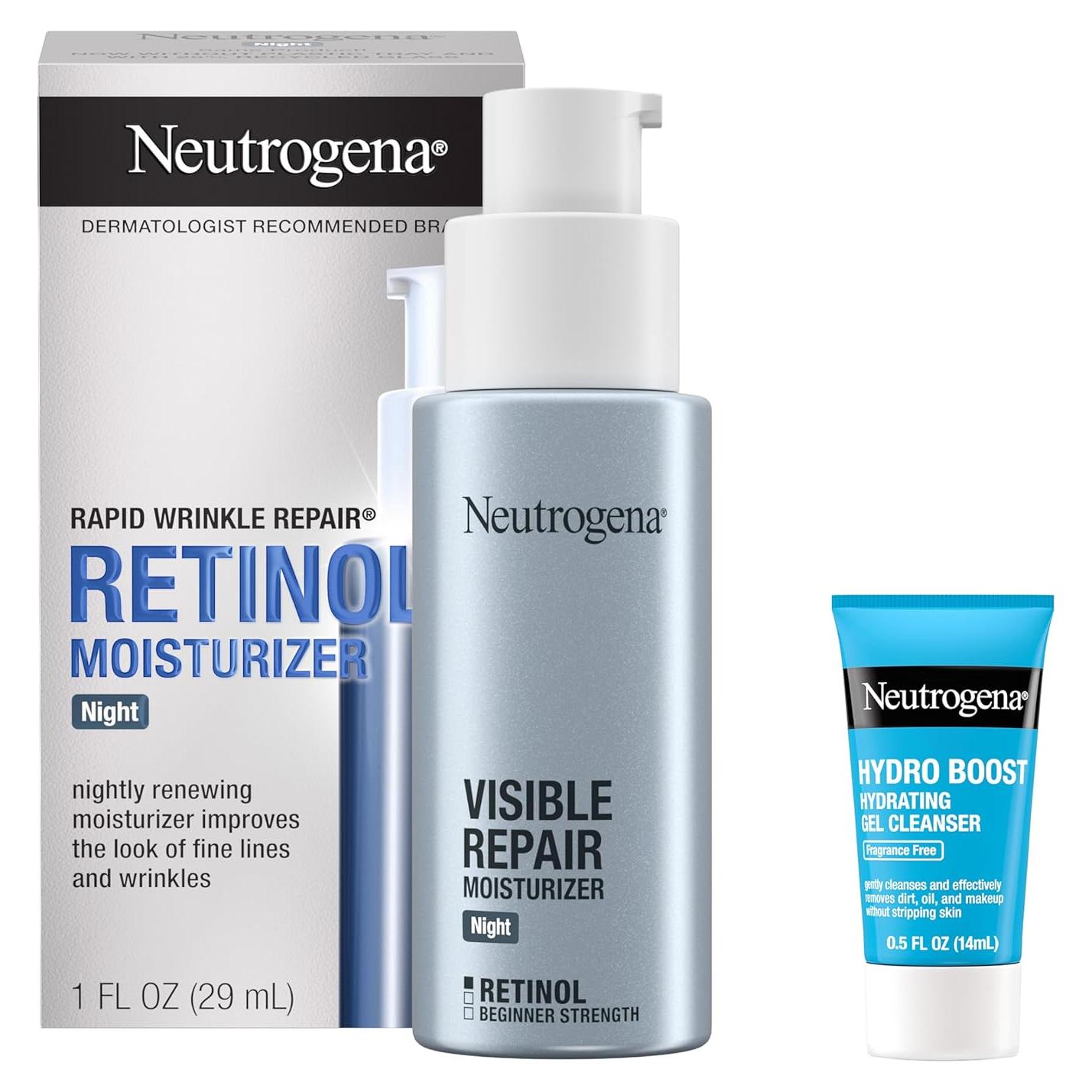 Crema Hidratante Facial Neutrogena 50 ml con Retinol y Ácido Hialurónico