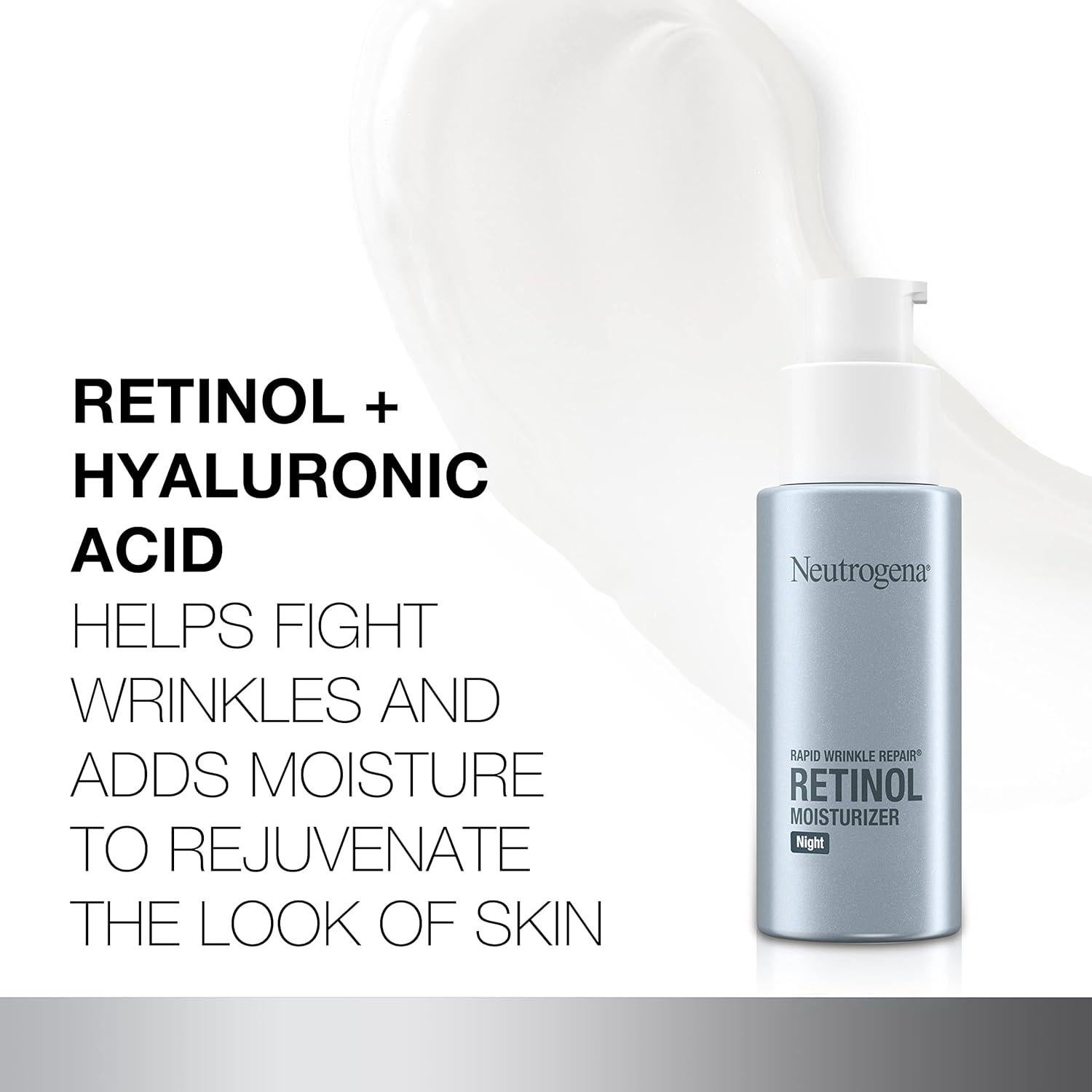 Crema Hidratante Facial Neutrogena 50 ml con Retinol y Ácido Hialurónico
