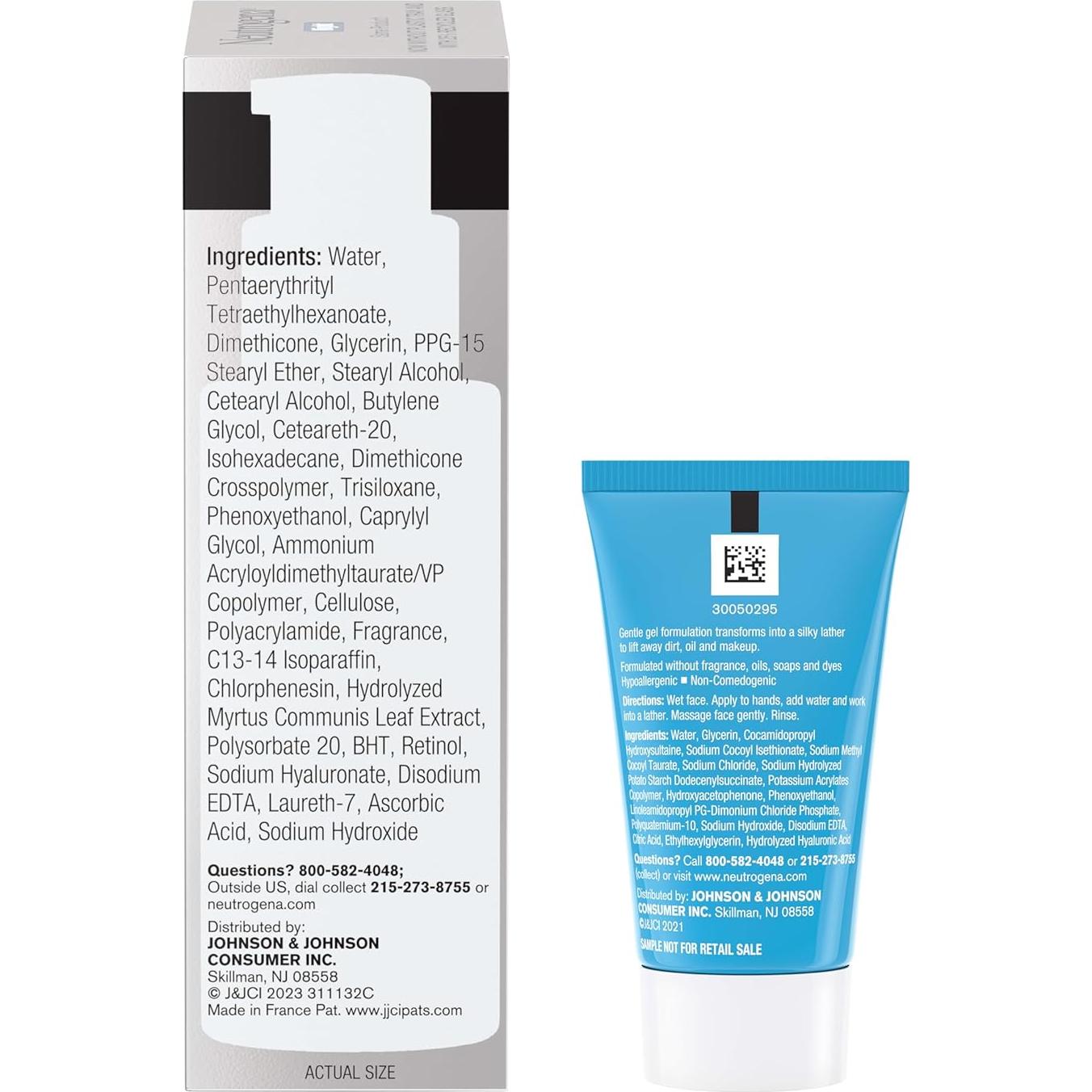 Crema Hidratante Facial Neutrogena 50 ml con Retinol y Ácido Hialurónico