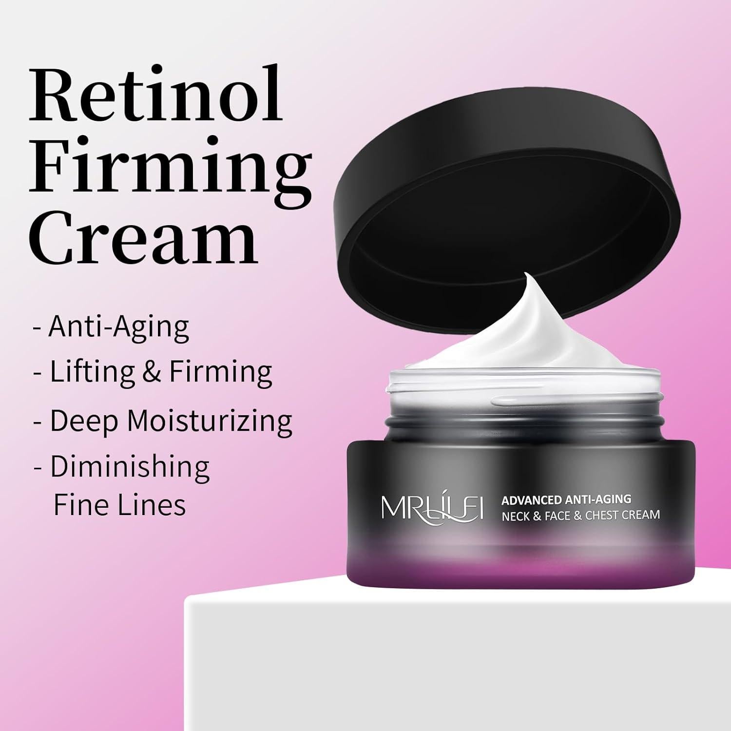 Crema Hidratante de Retinol 4 en 1 Antienvejecimiento 50 ml