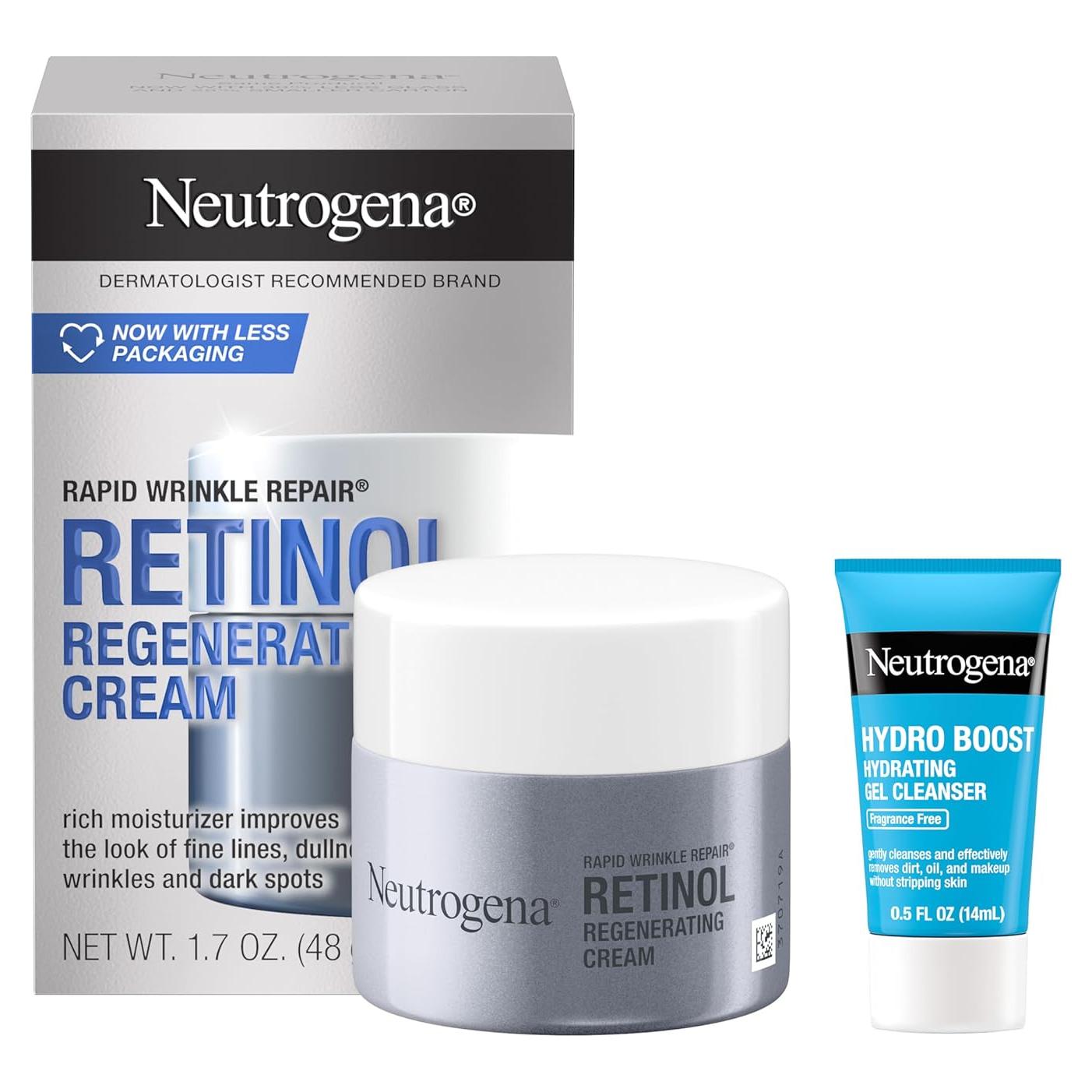 Crema Hidratante Facial Neutrogena 48.2 g con Retinol y Ácido Hialurónico