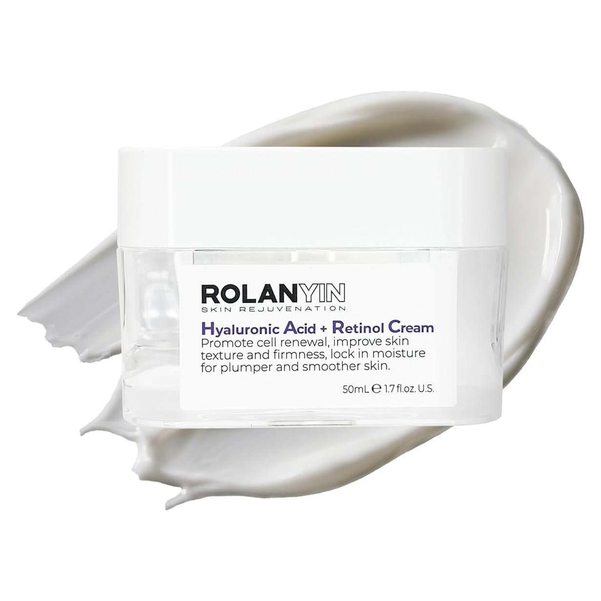Crema Anti-Envejecimiento ROLANYIN 50ml Ácido Hialurónico + Retinol
