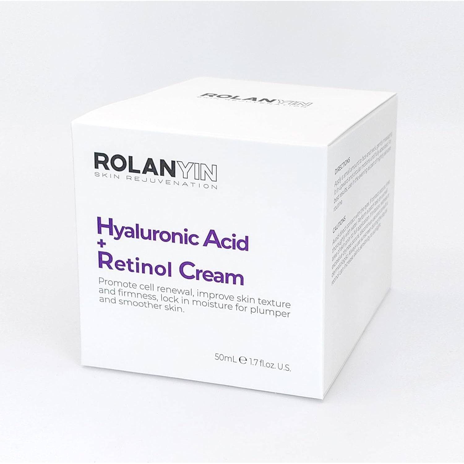 Crema Anti-Envejecimiento ROLANYIN 50ml Ácido Hialurónico + Retinol
