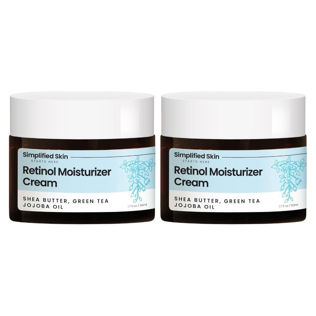 Crema de Retinol 2.5% Simplified Skin 50 ml x2 - Antiarrugas