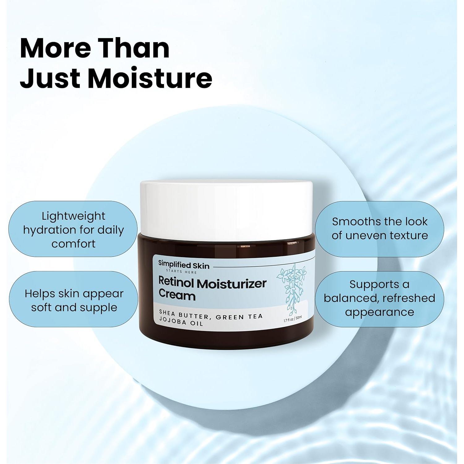 Crema de Retinol 2.5% Simplified Skin 50 ml x2 - Antiarrugas