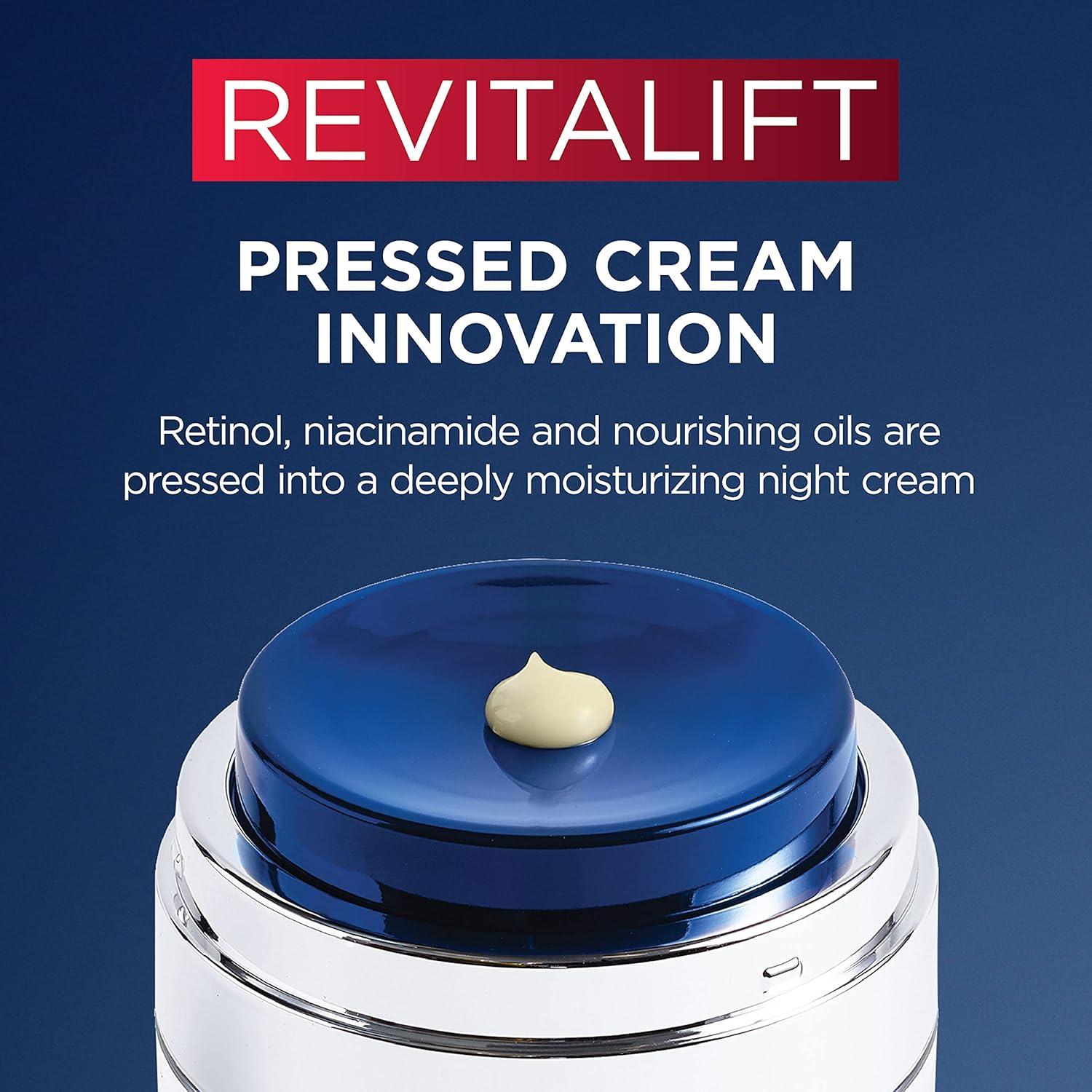 Crema Nocturna Revitalift L'Oreal Paris Retinol Niacinamida 48g