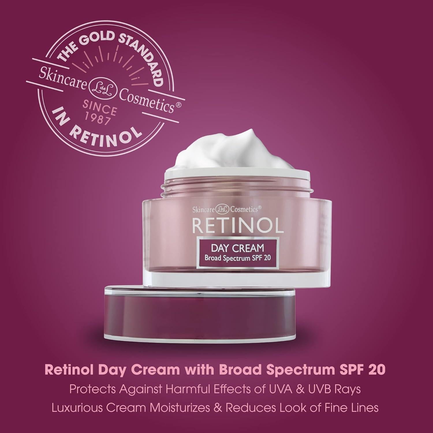 Crema de Día Retinol SPF 20 Skincare LdeL 90g Hidratante