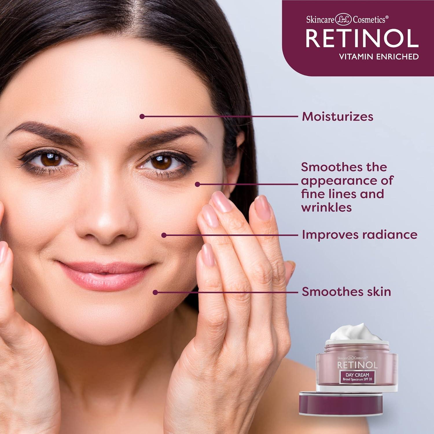 Crema de Día Retinol SPF 20 Skincare LdeL 90g Hidratante