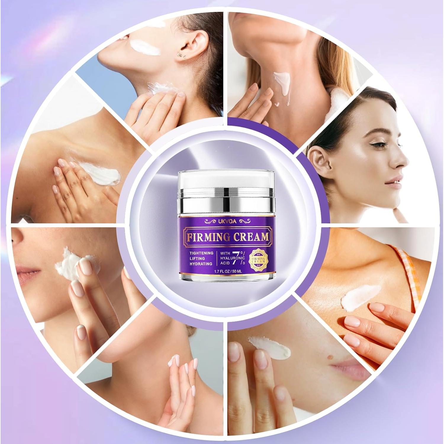 Crema Antiarrugas para Cuello y Cara UKVOA 50ml con Retinol