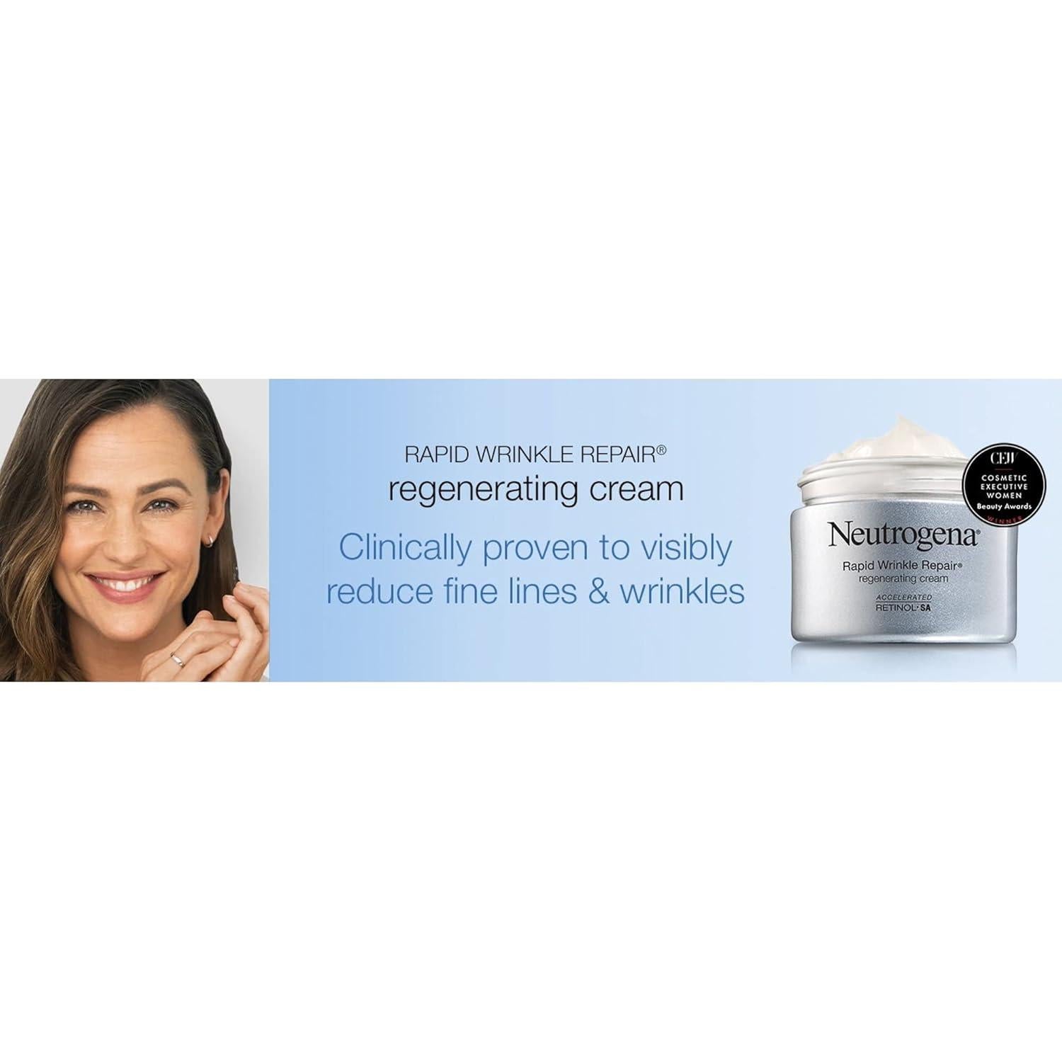 Crema Hidratante Facial Neutrogena 48.2g con Retinol y Ácido Hialurónico