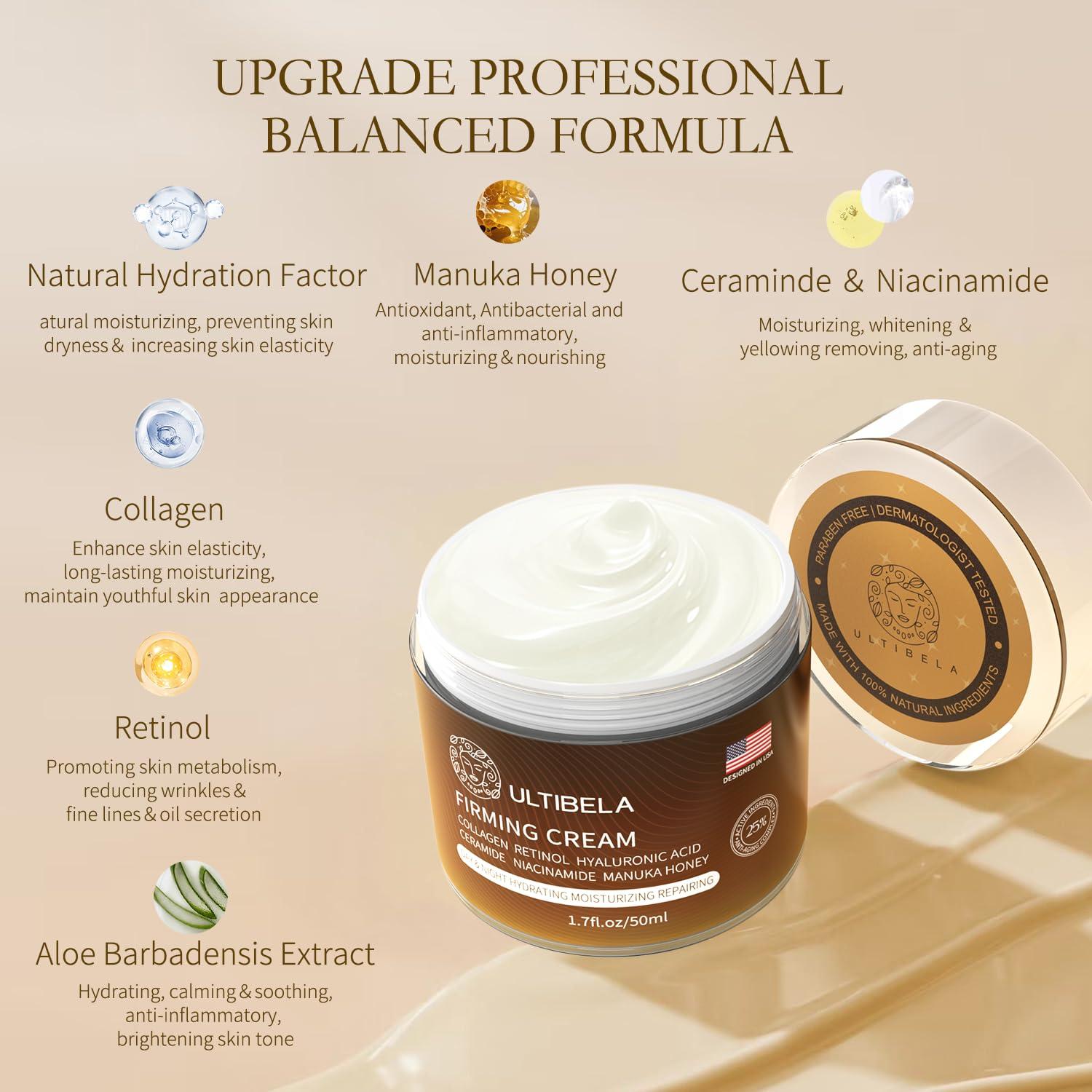 Crema Reafirmante ULTIBELA para Cuello y Cara 50 ml