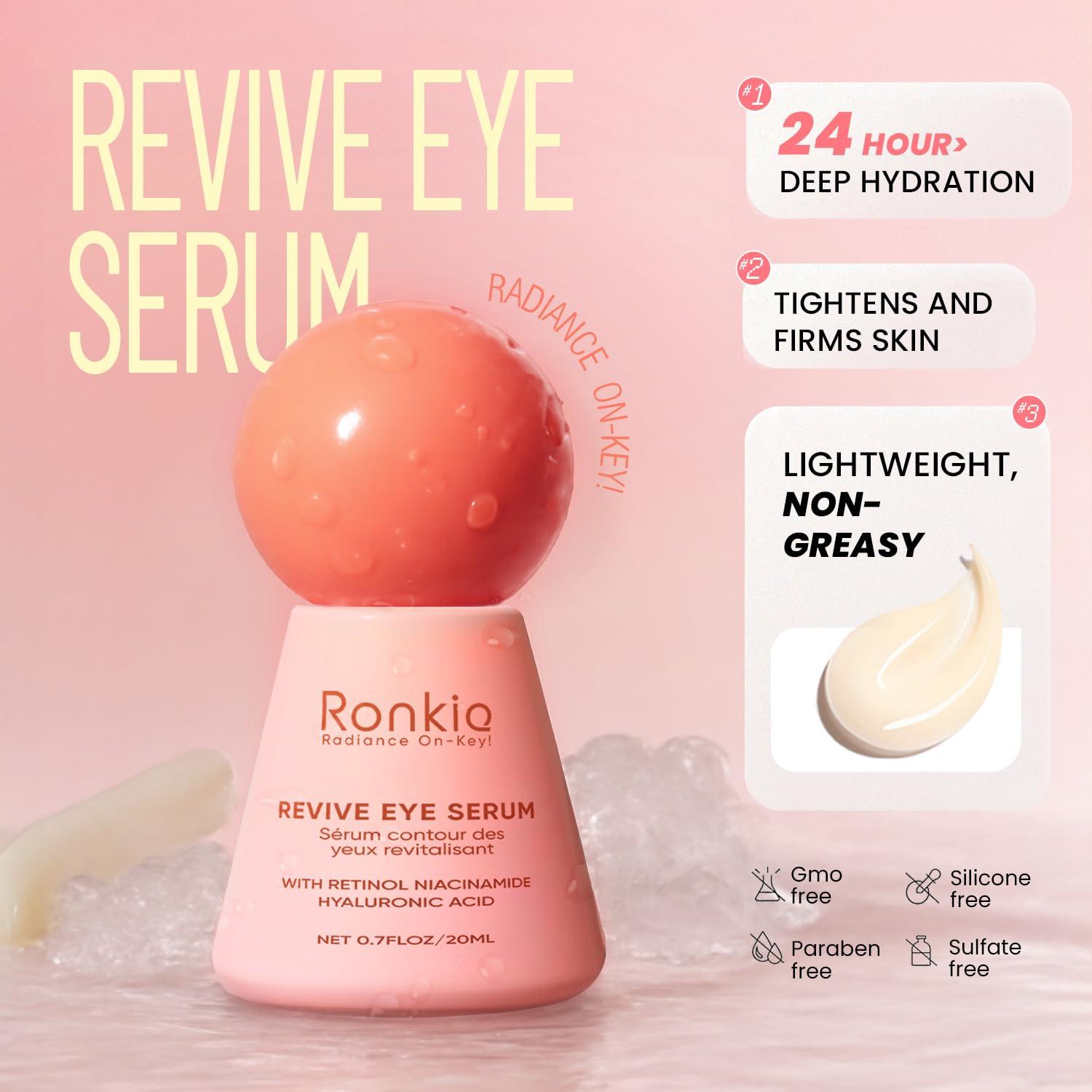 Crema para Ojos RONKIE con Retinol 20.9 ml - Antienvejecimiento