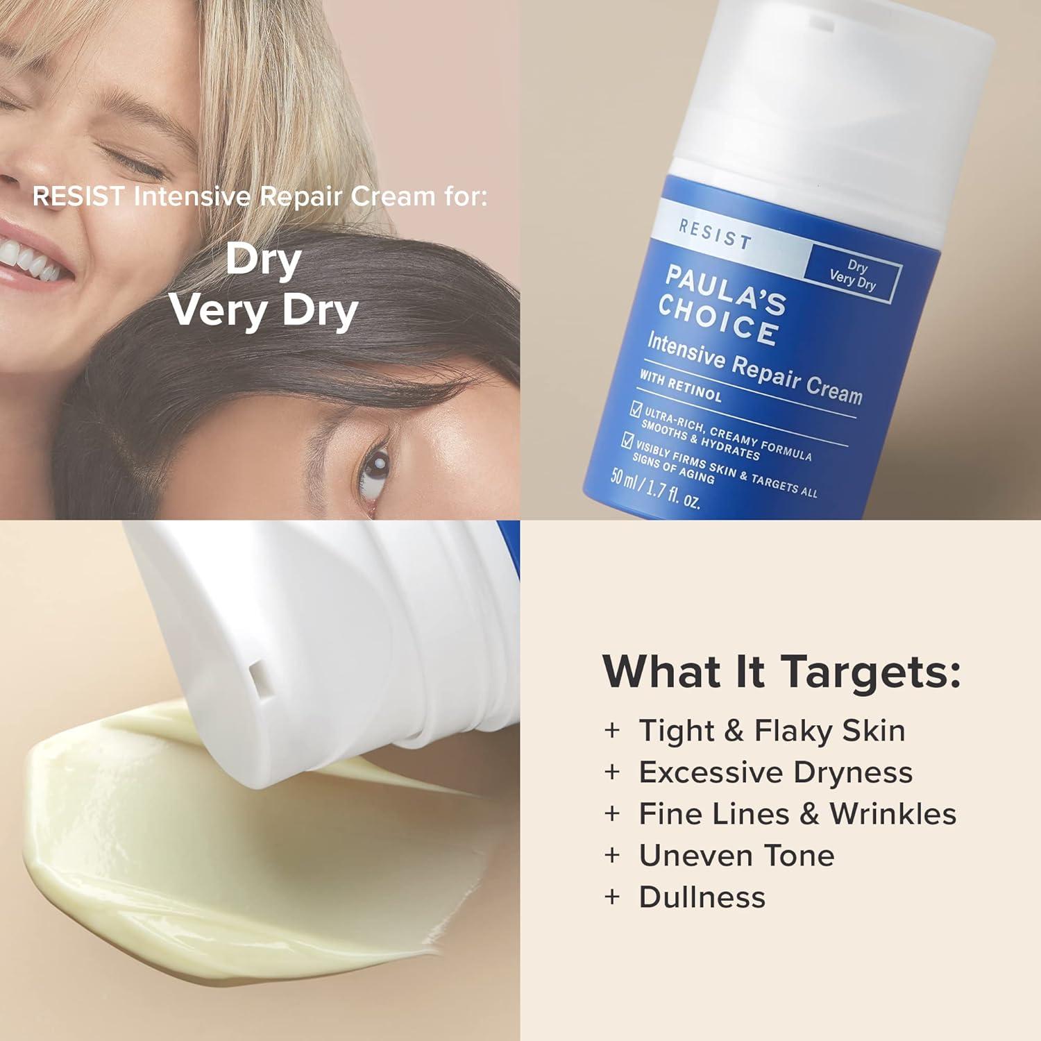 Crema Reparadora Intensiva Paula's Choice con Retinol y Ácido Hialurónico 48g