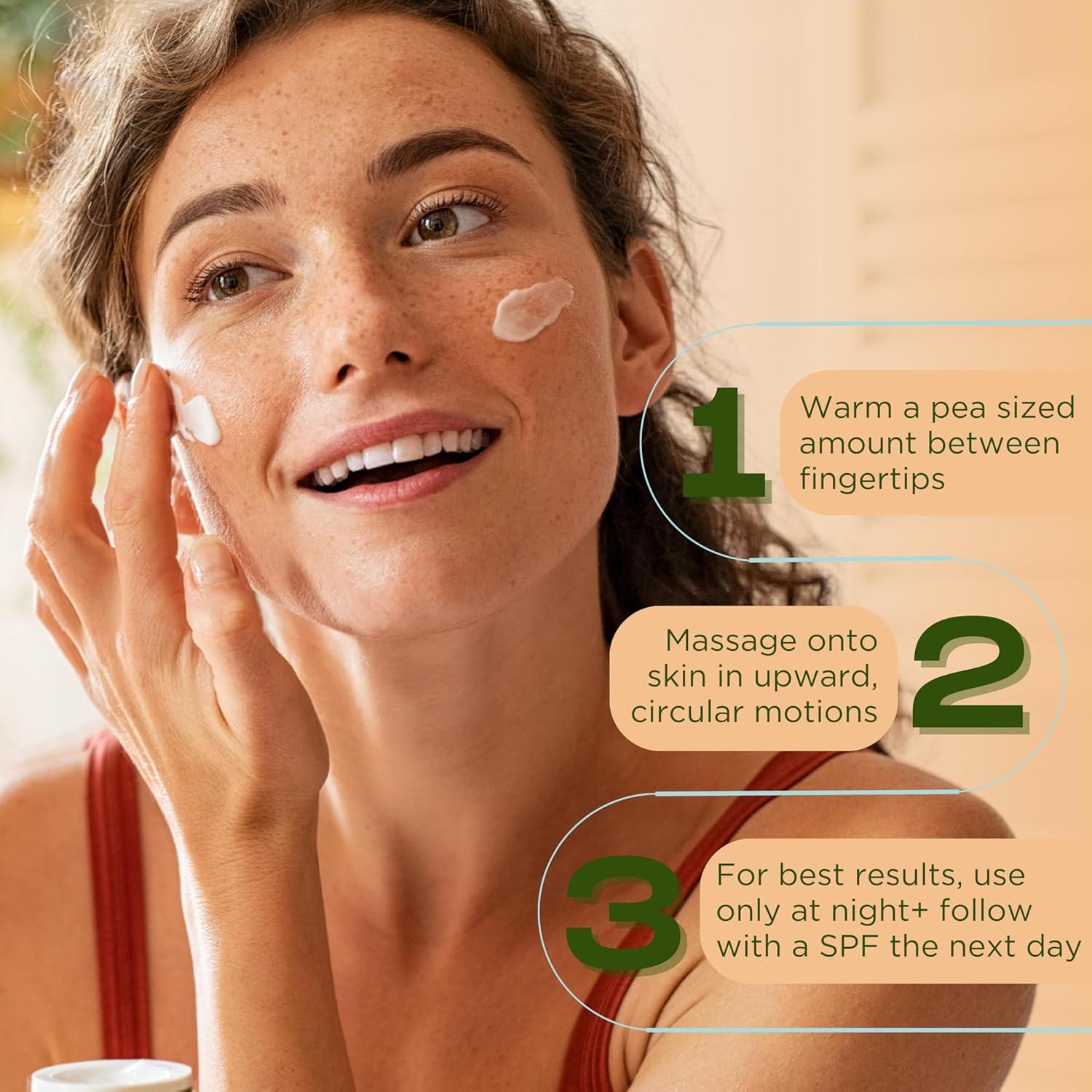 Crema Hidratante Nocturna de Retinol InstaNatural 100 ml