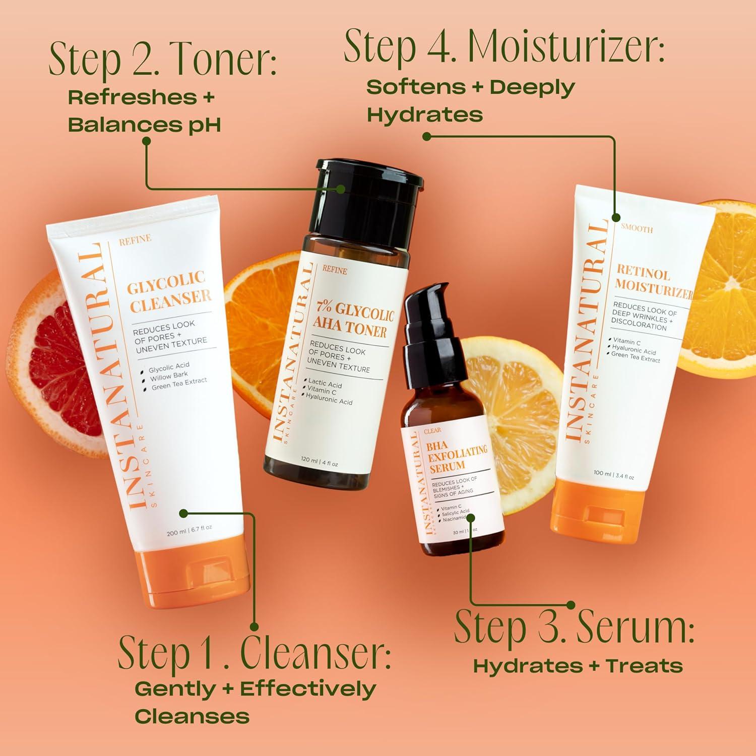 Crema Hidratante Nocturna de Retinol InstaNatural 100 ml