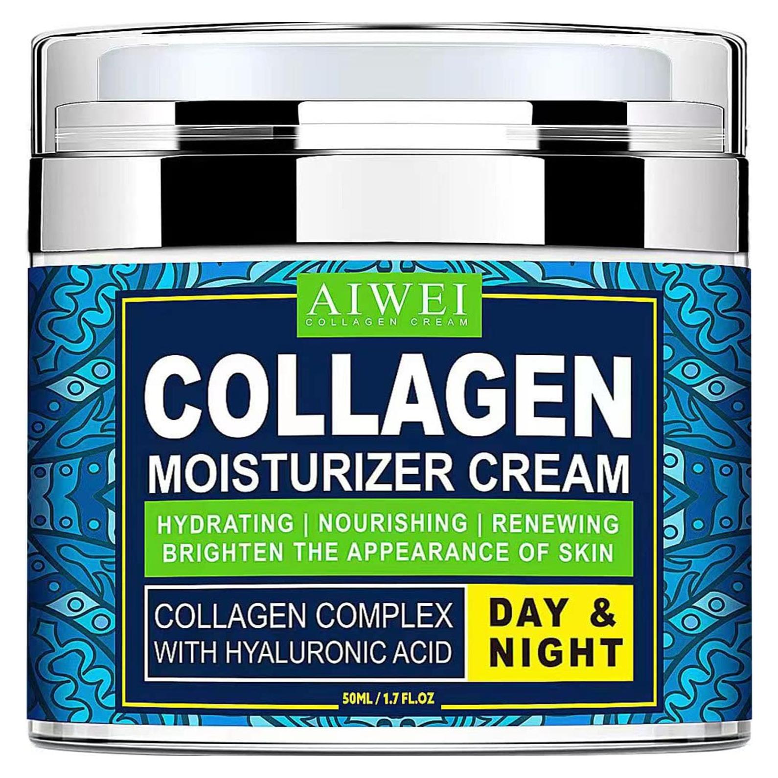 Crema Hidratante Facial AIWEI con Colágeno y Retinol 48g