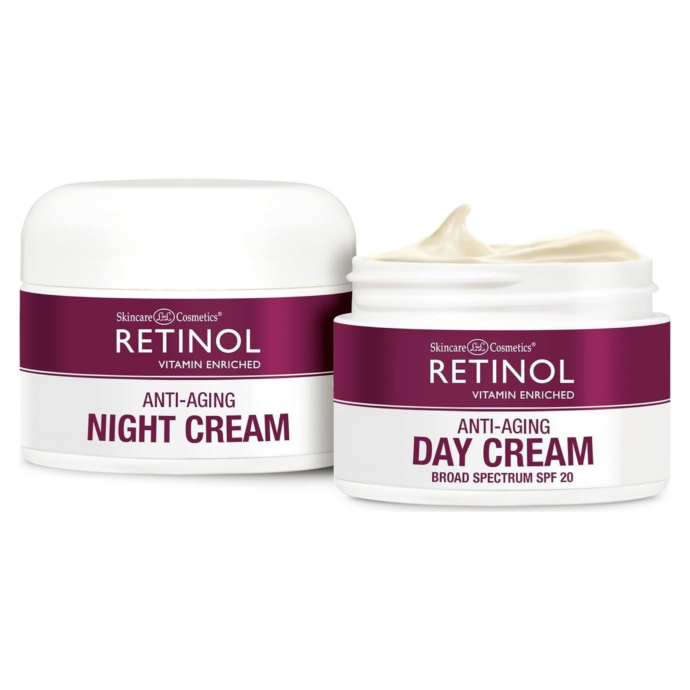 Crema Anti-Envejecimiento Diurna y Nocturna Retinol 170g