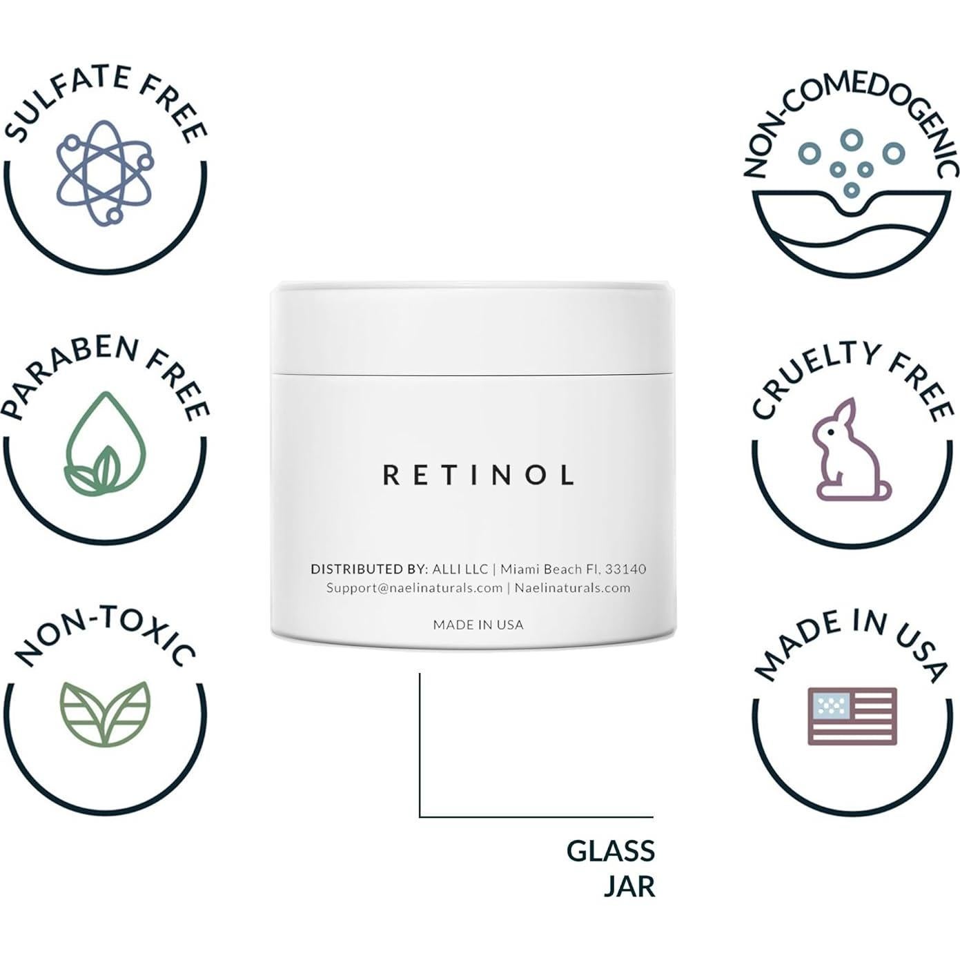 Crema Nocturna Anti Envejecimiento NAELI 100 ml - 4.25% Retinol