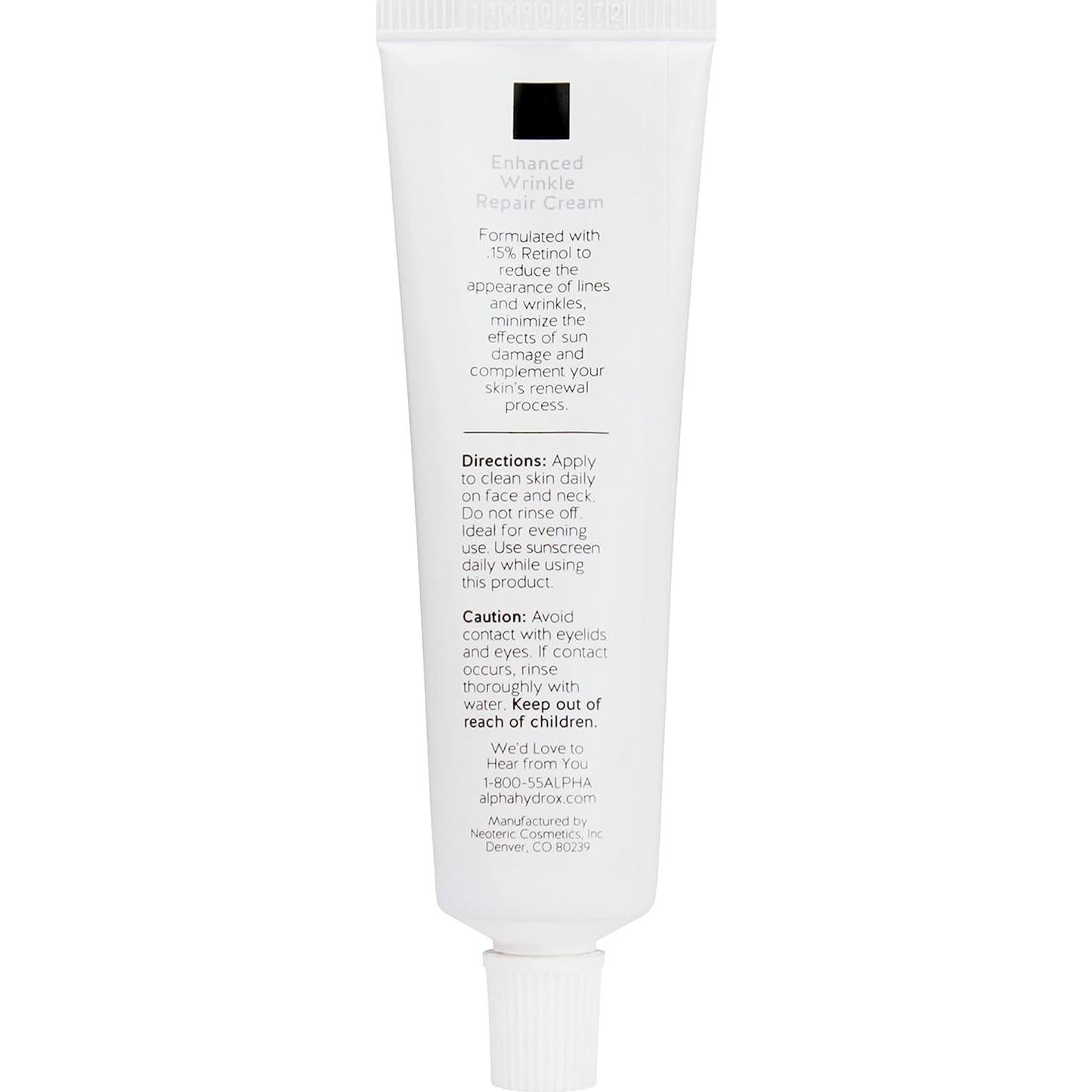 Crema Reparadora de Arrugas Alpha Skin Care 29.57 g Retinol