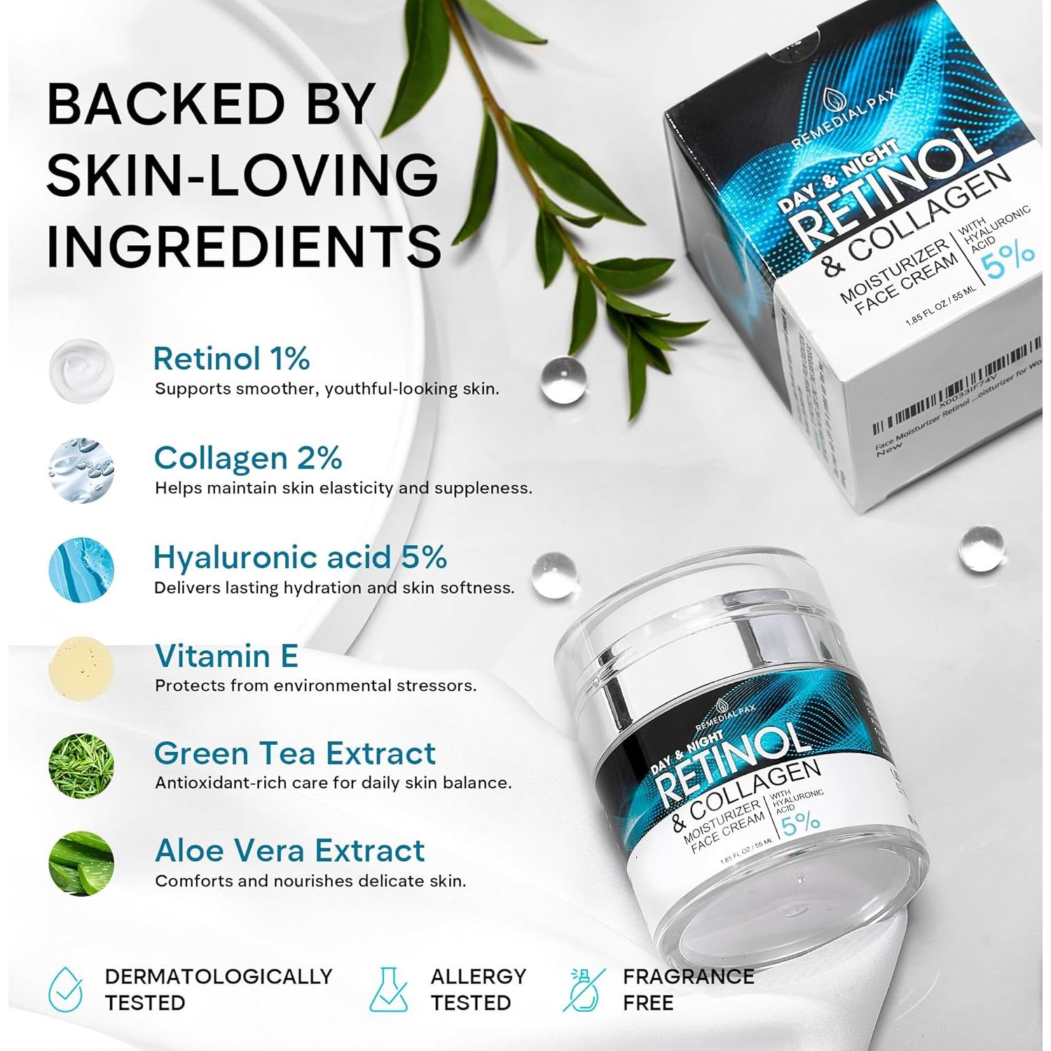 Crema Hidratante Facial Anti Envejecimiento Remedial 54.5 ml