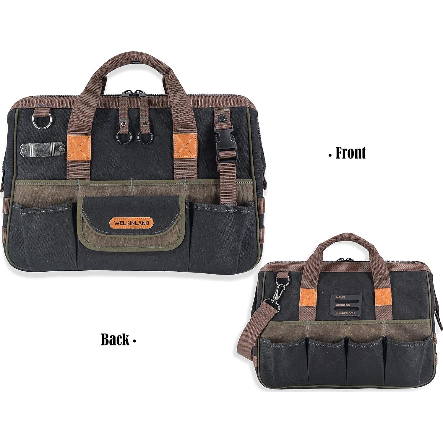 Bolsa de Herramientas Welkinland 40 cm 32 Bolsillos Resistente