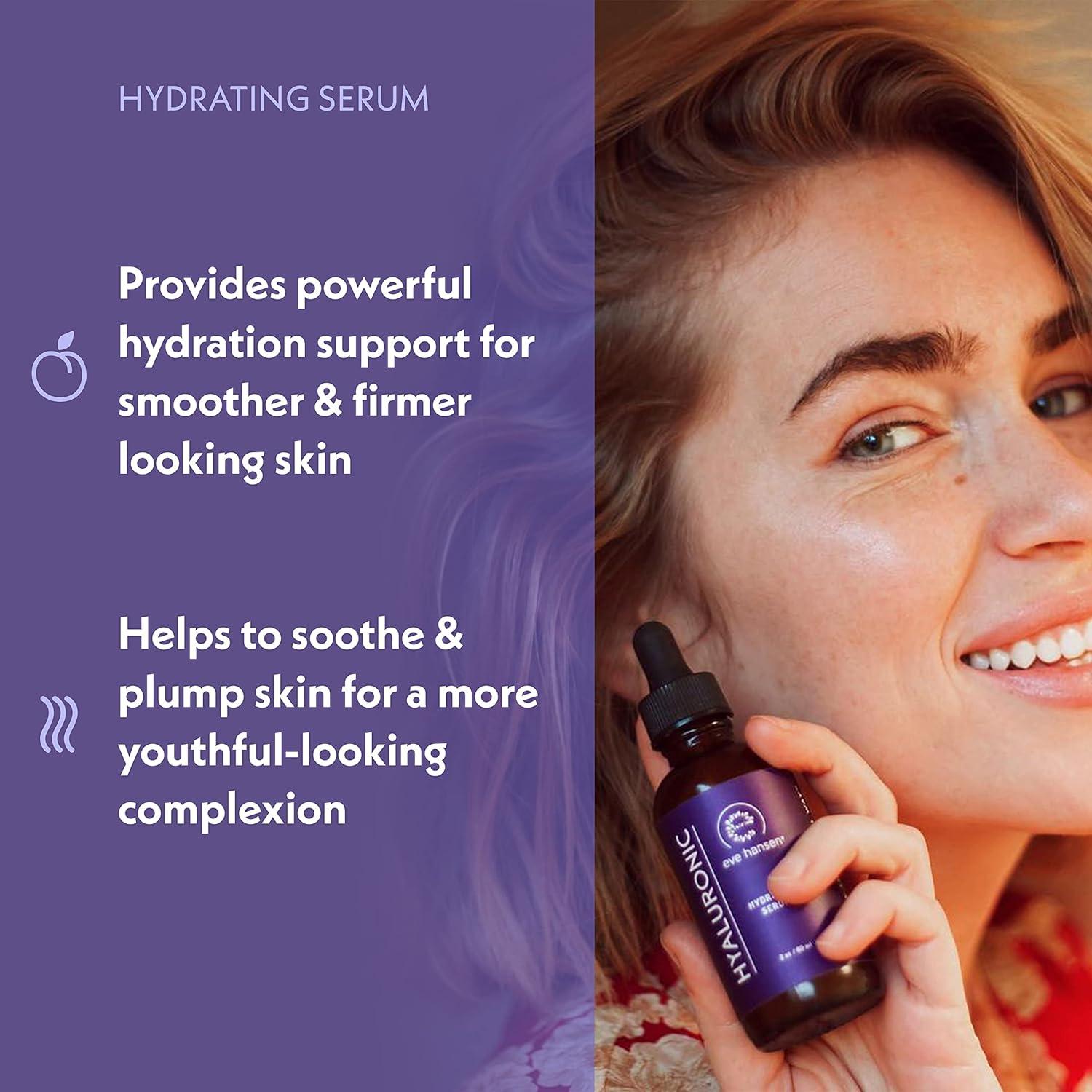 Conjunto de Sueros Faciales Eve Hansen | Vitamina C, Ácido Hialurónico y Retinol | 3x30 ml