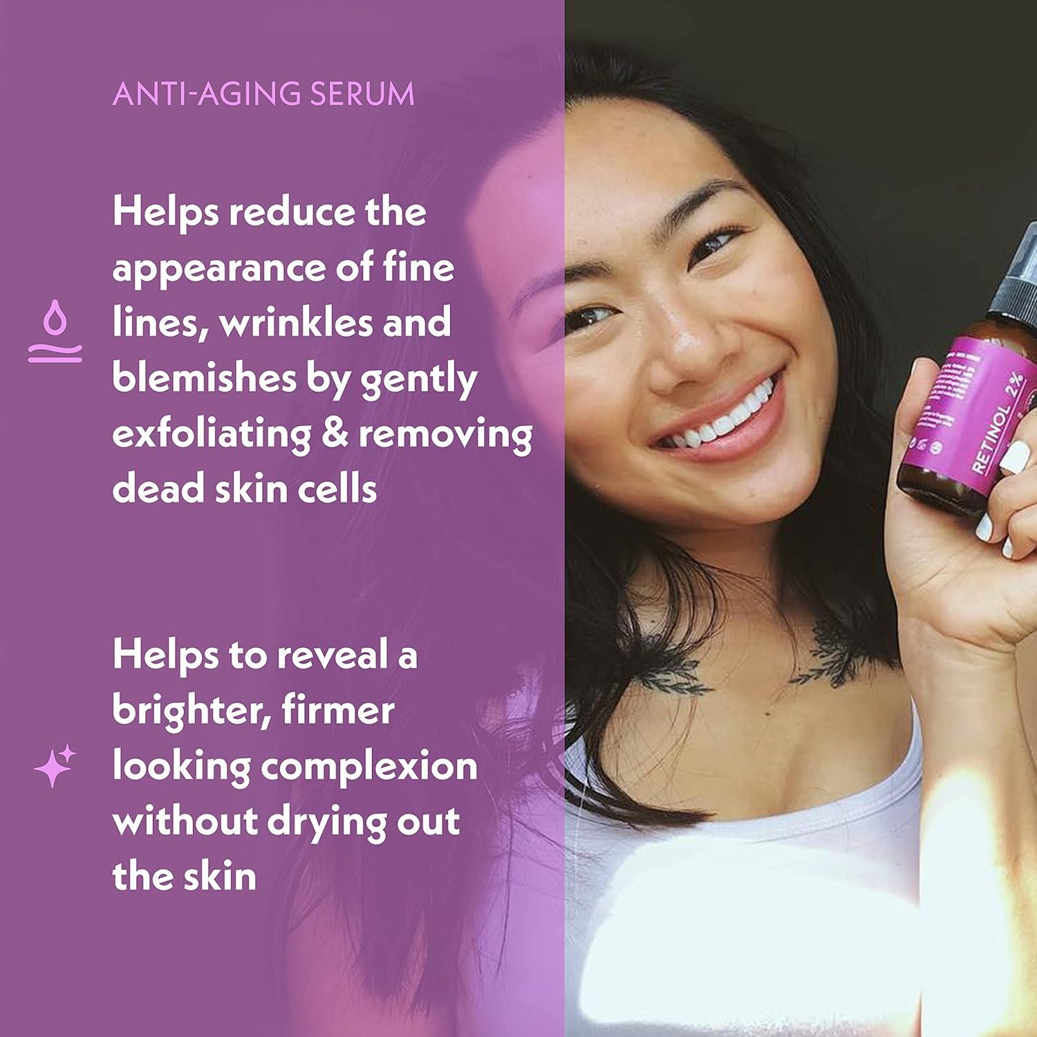 Conjunto de Sueros Faciales Eve Hansen | Vitamina C, Ácido Hialurónico y Retinol | 3x30 ml