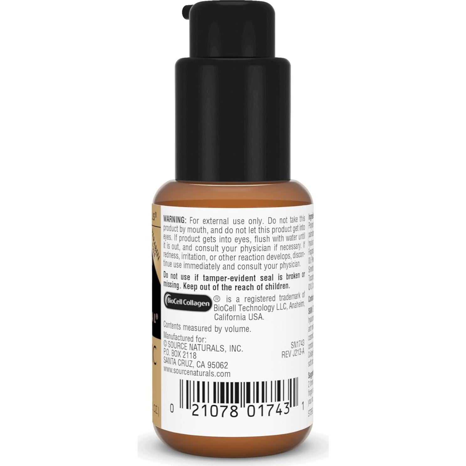 Suero Hialurónico Skin Eternal Source Naturals 30 ml