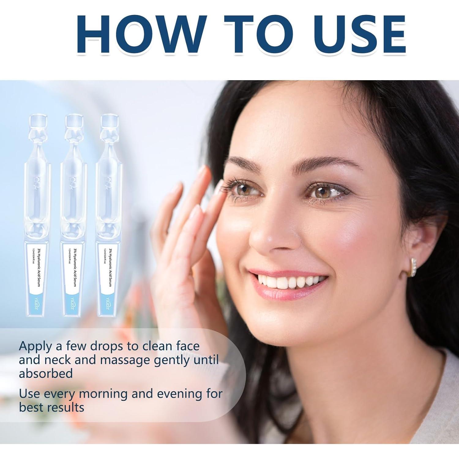 Suero Ultra Hidratante Ácido Hialurónico 3% - 30 Ampollas