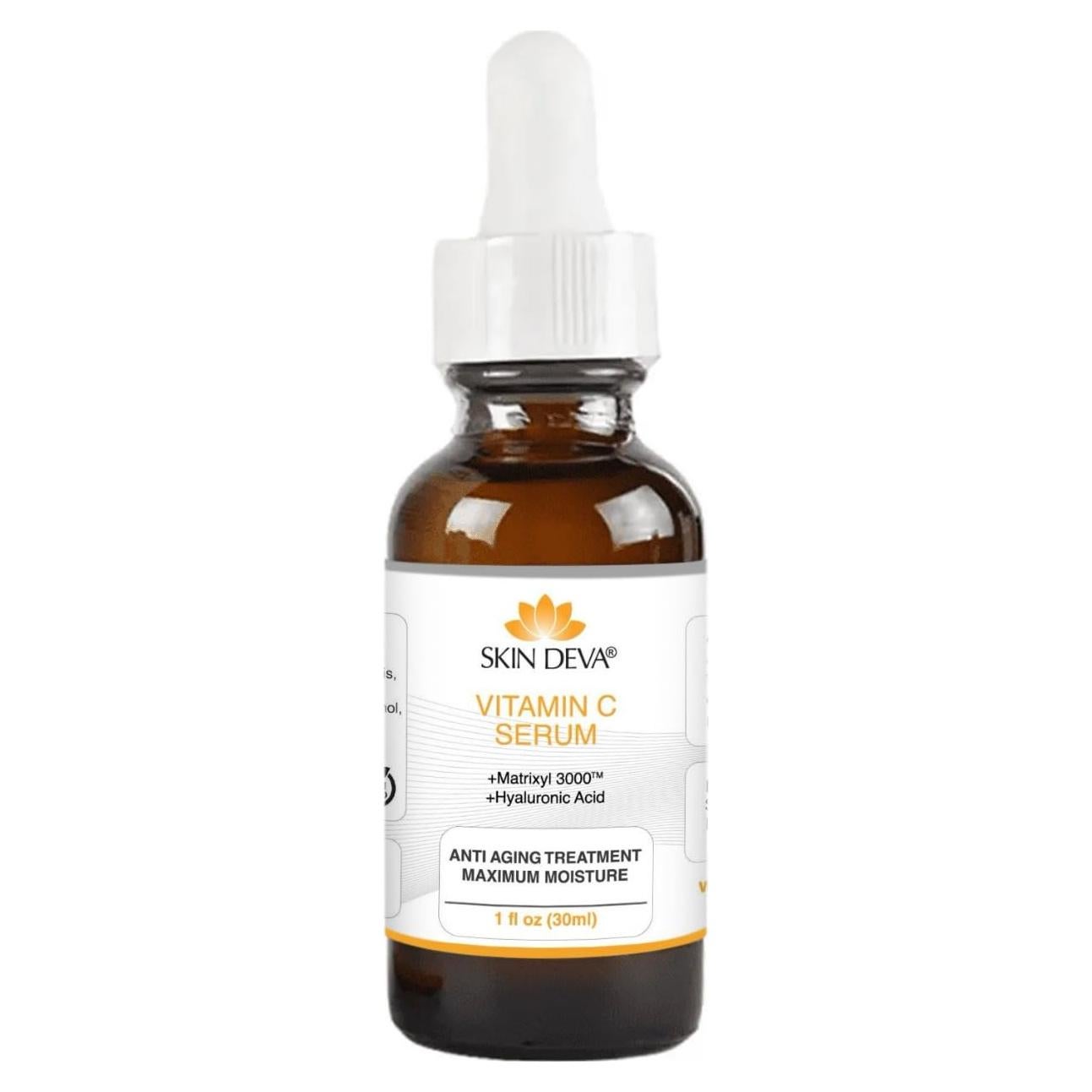 Suero Facial Antienvejecimiento SKIN DEVA 30ml Vitamina C + Ácido Hialurónico
