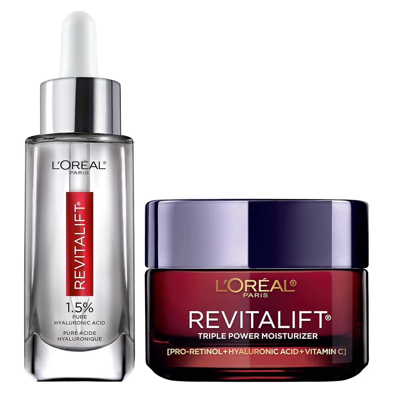 Kit Antienvejecimiento L'Oreal Revitalift Suero + Hidratante