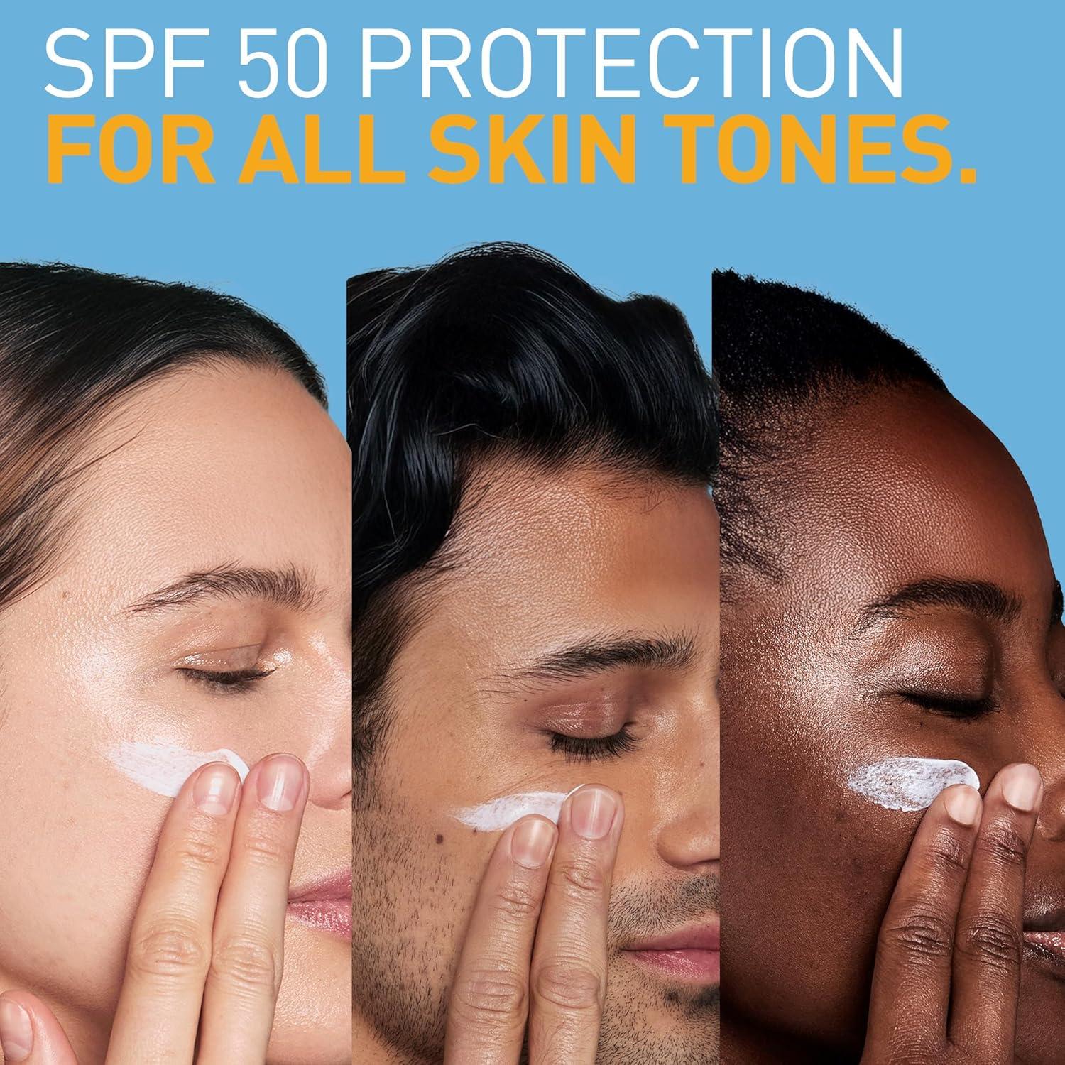 CeraVe Loción Hidratante Facial AM SPF 50 85g - No Graso