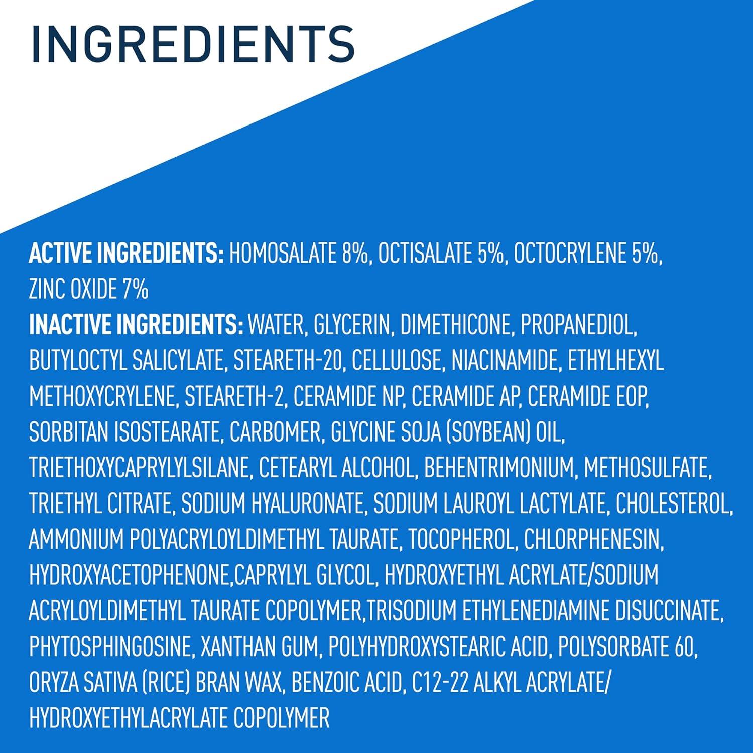 CeraVe Loción Hidratante Facial AM SPF 50 85g - No Graso