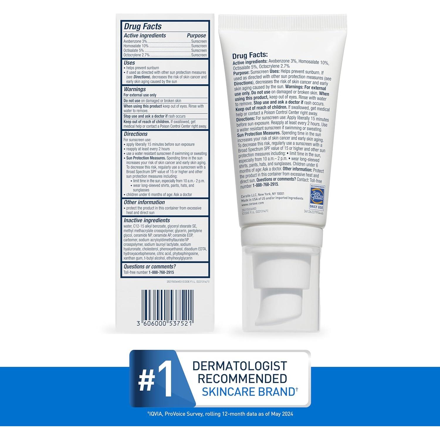 CeraVe Loción Hidratante Ultra Ligera SPF 30 82g