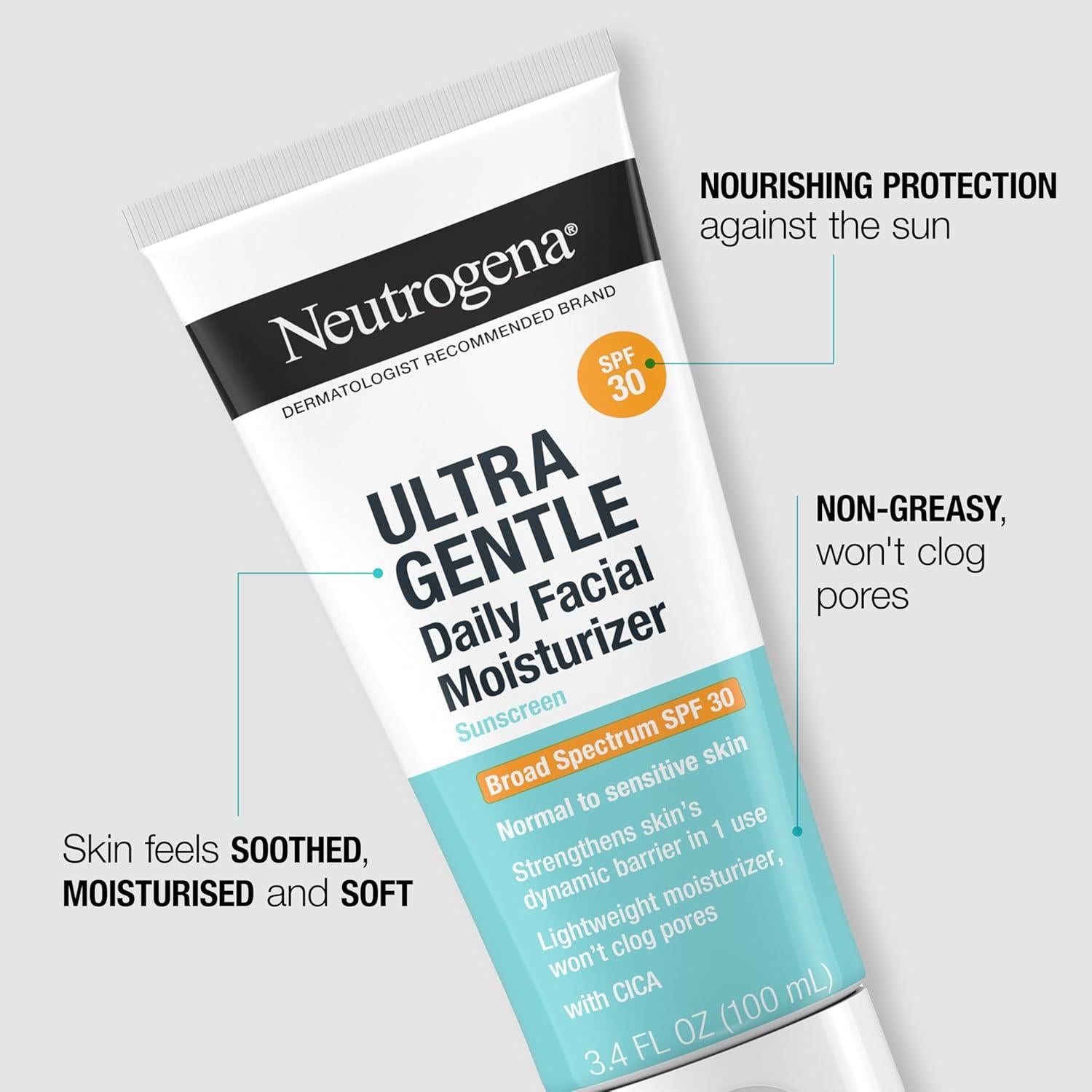 Hidratante Facial Neutrogena Ultra Gentle SPF 30 100 ml