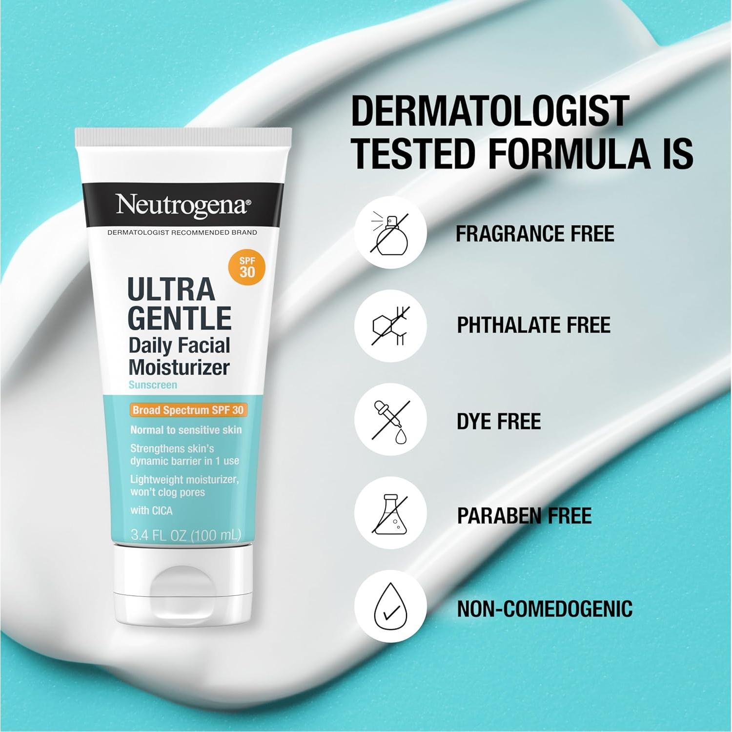 Hidratante Facial Neutrogena Ultra Gentle SPF 30 100 ml