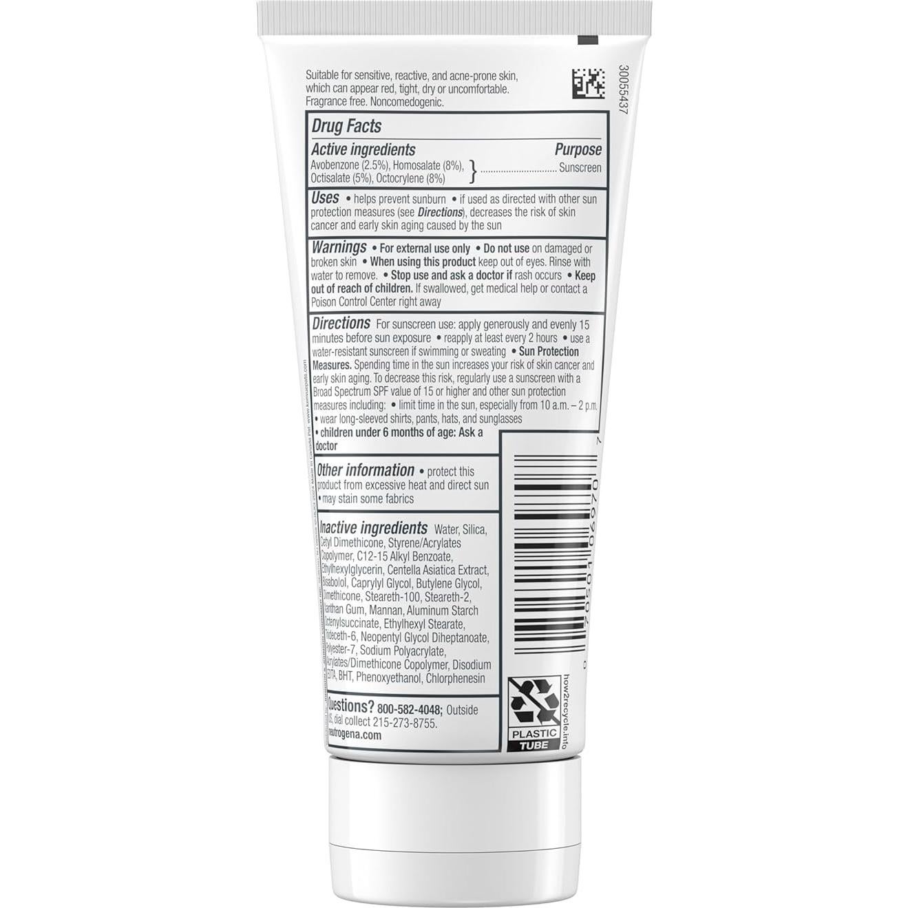 Hidratante Facial Neutrogena Ultra Gentle SPF 30 100 ml