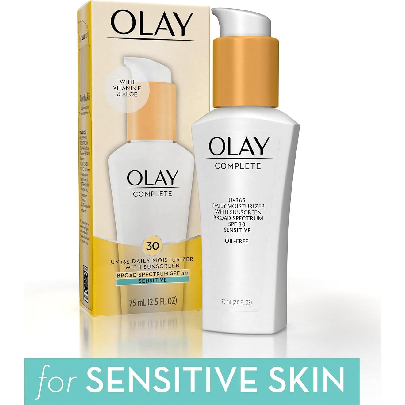 Hidratante Facial Olay Completo SPF 30 Piel Sensible 114 g