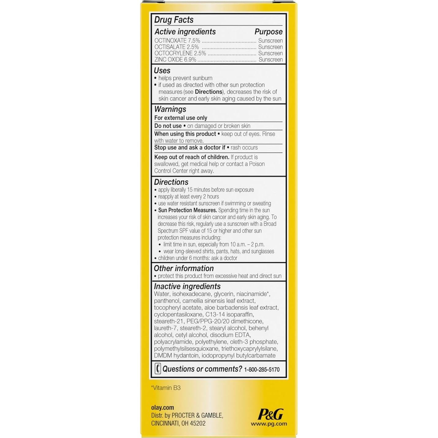 Hidratante Facial Olay Completo SPF 30 Piel Sensible 114 g