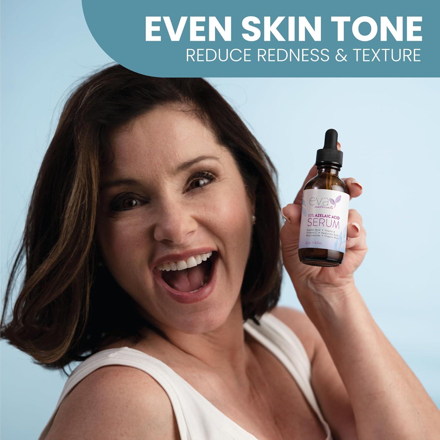 Suero Facial de Ácido Azelaico Eva Naturals 59ml - Niacinamida