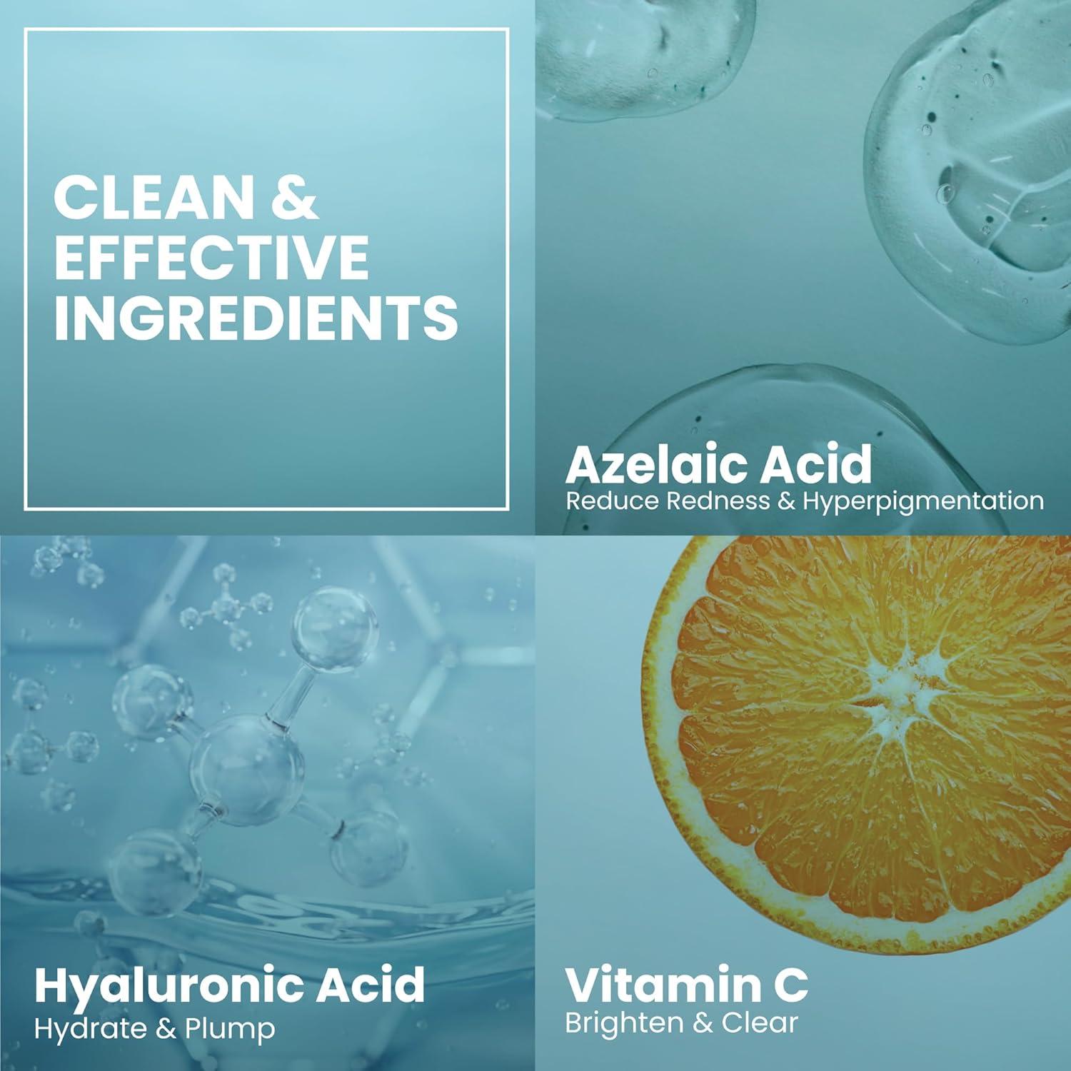 Suero Facial de Ácido Azelaico Eva Naturals 59ml - Niacinamida