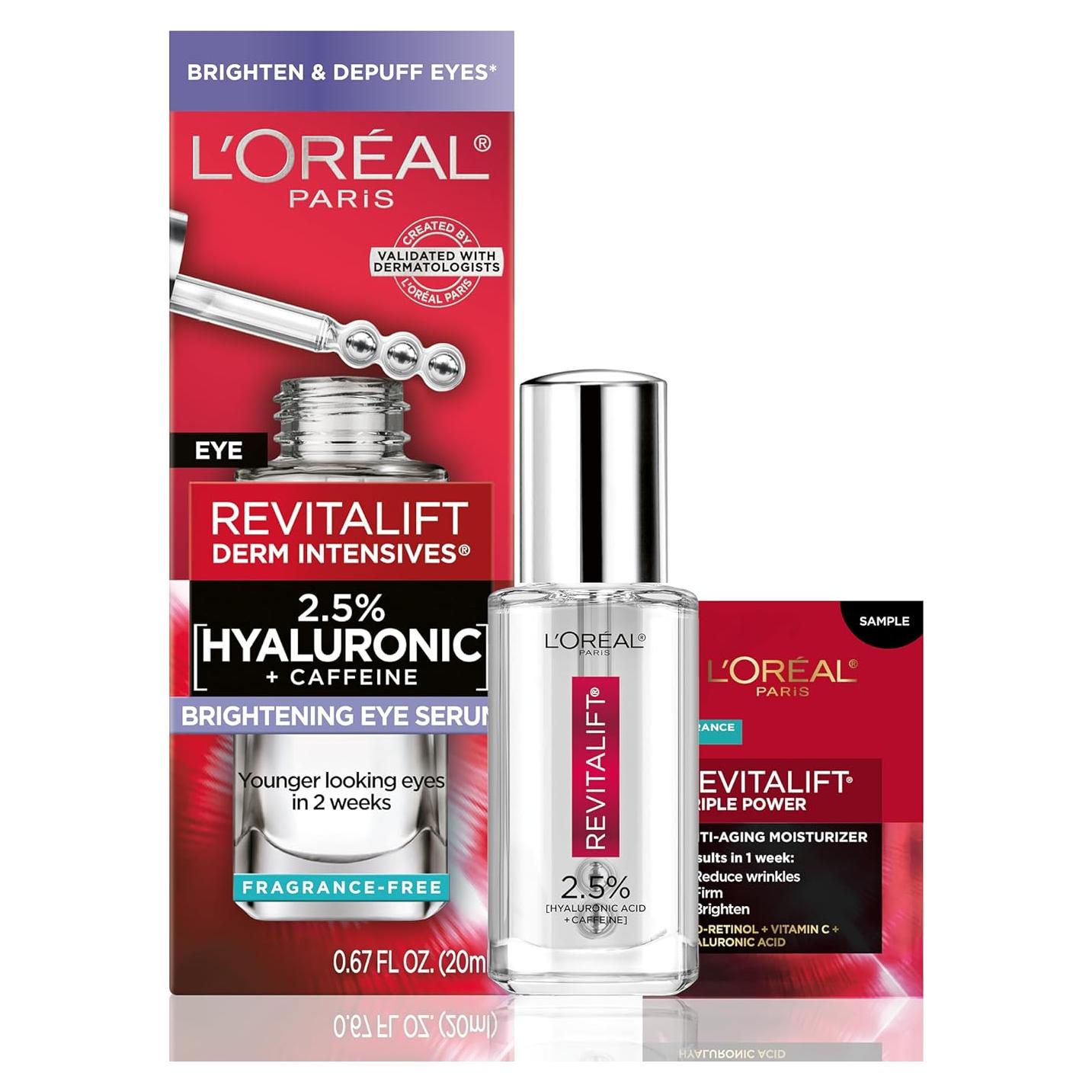 Suero Hidratante para Ojos L'Oreal Paris Revitalift 19.9 ml