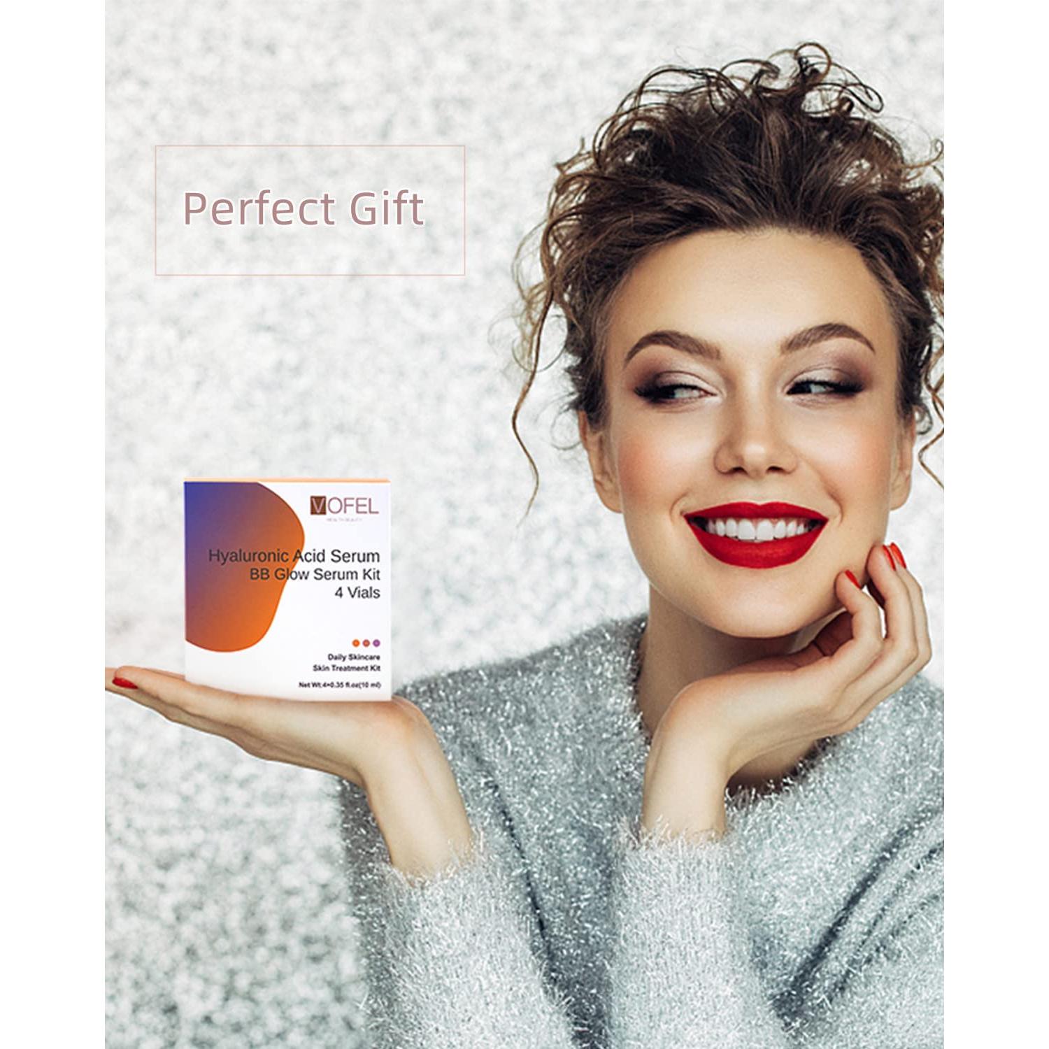 Suero de Ácido Hialurónico VOFEL Kit BB Glow 4 Ampollas 10 ml