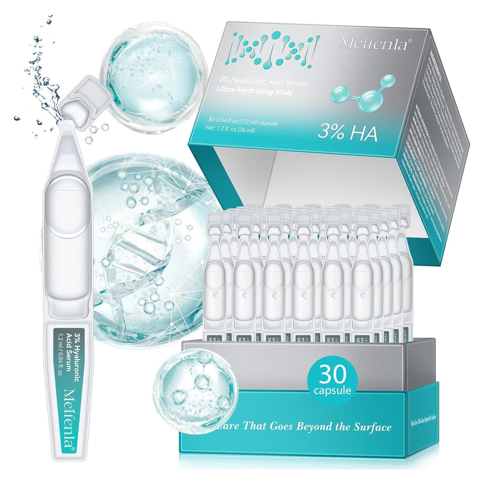 Suero de Ácido Hialurónico 3% ZhuGuaCo - 30 Viales Hidratantes