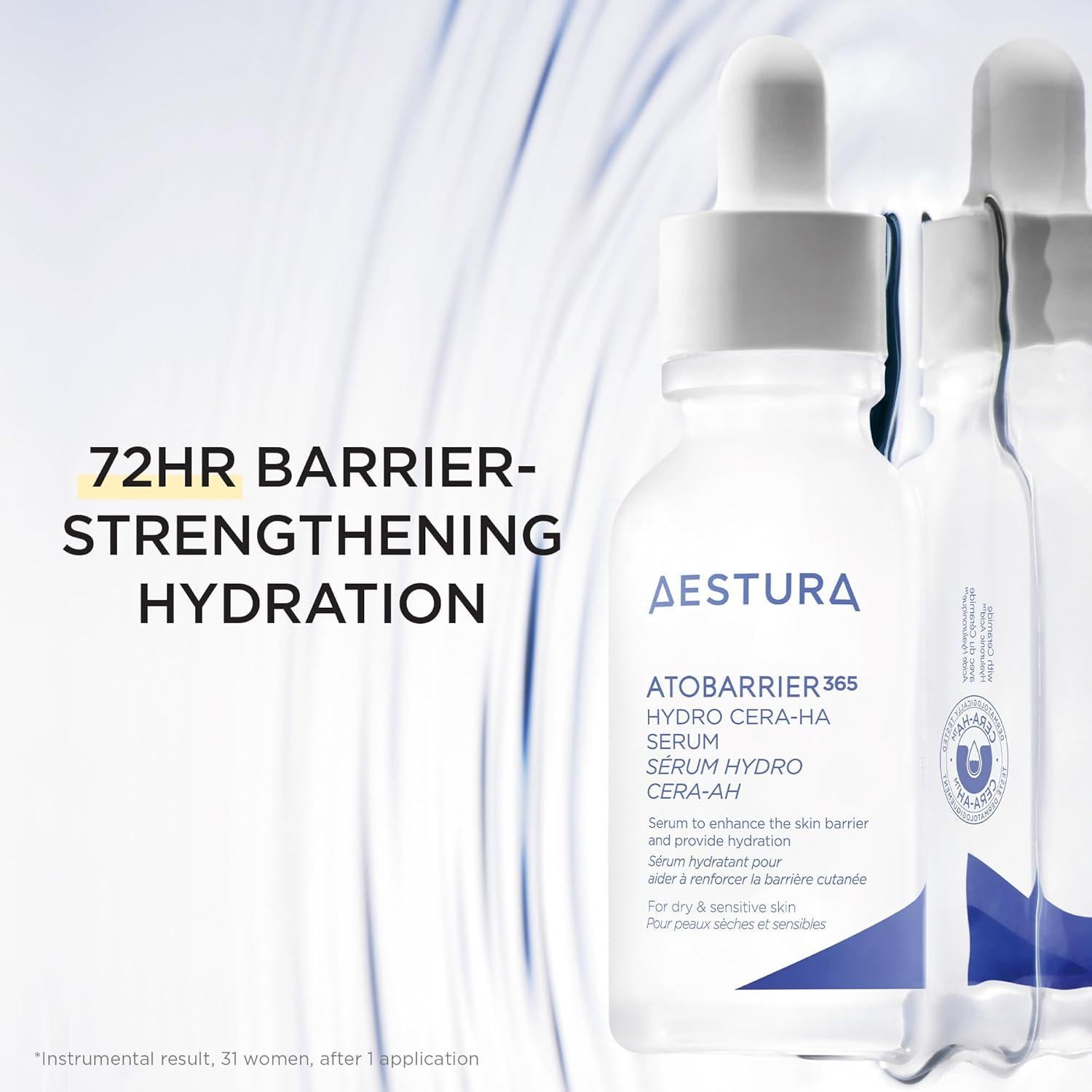 Suero Facial AESTURA ATOBARRIER365 30ml - Ceramida y Ácido Hialurónico