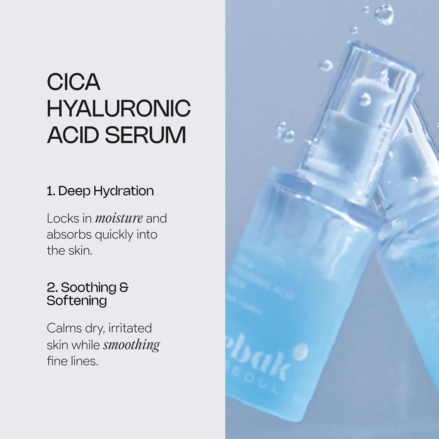 Suero Hidratante Meebak con Ácido Hialurónico y Vitamina C 100g