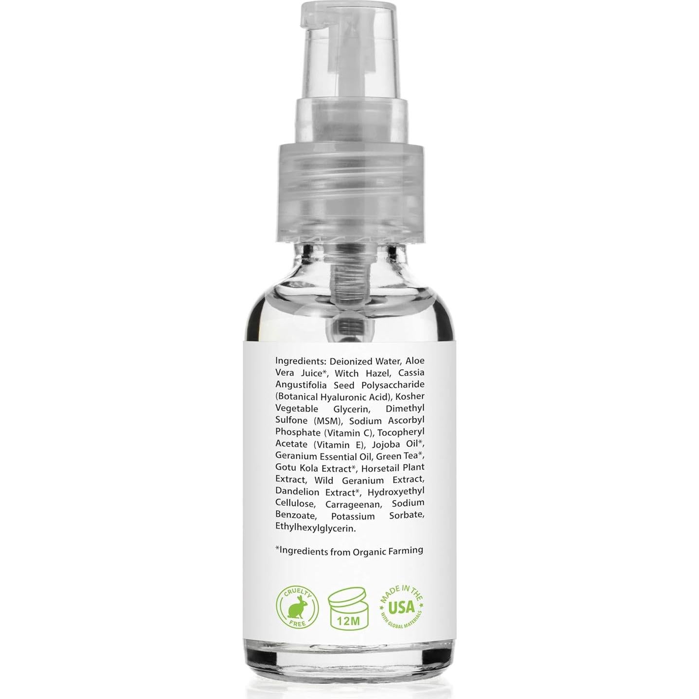 Suero de Ácido Hialurónico Amara Beauty 29.57 ml con Vitamina C y E