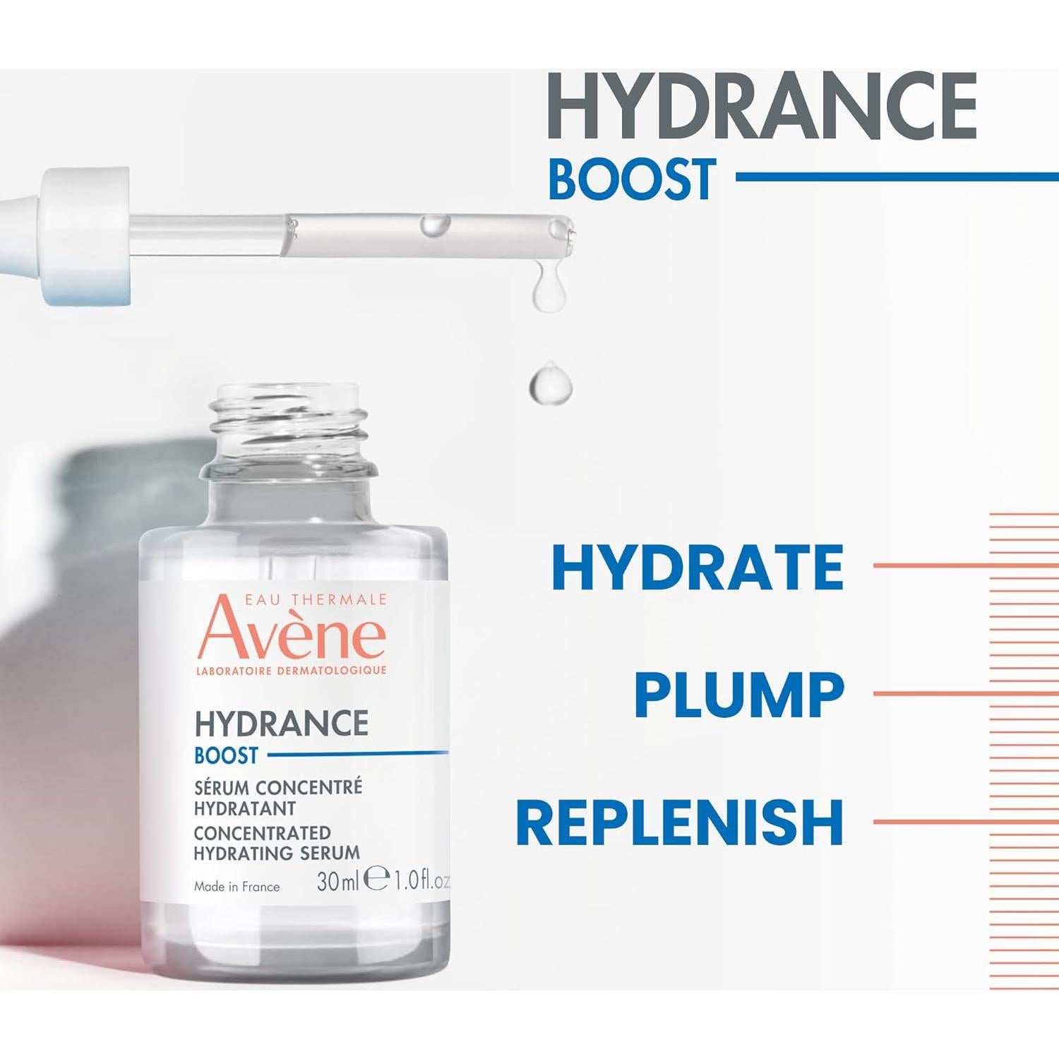 Suero Hidratante Avène Hydrance Boost 29.57 ml - 48 Horas