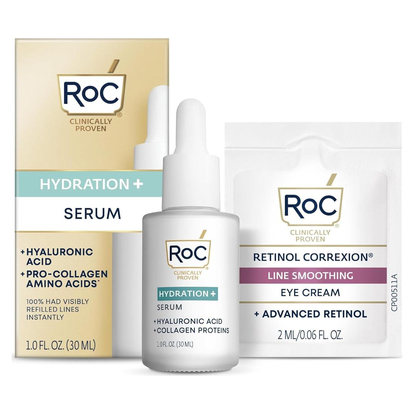 Suero Hidratante Ácido Hialurónico RoC Hydration+ 28g